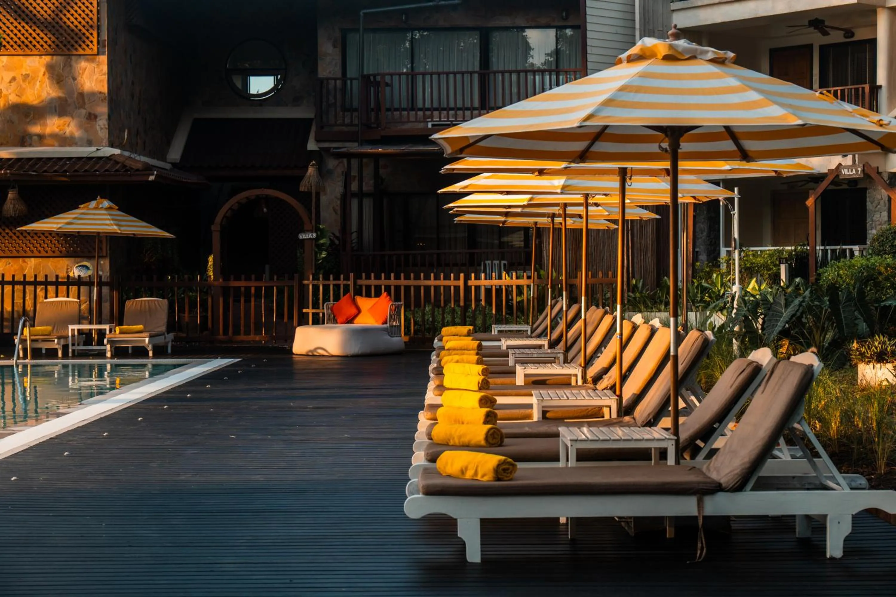 Swimming pool in Birds and Bees Resort