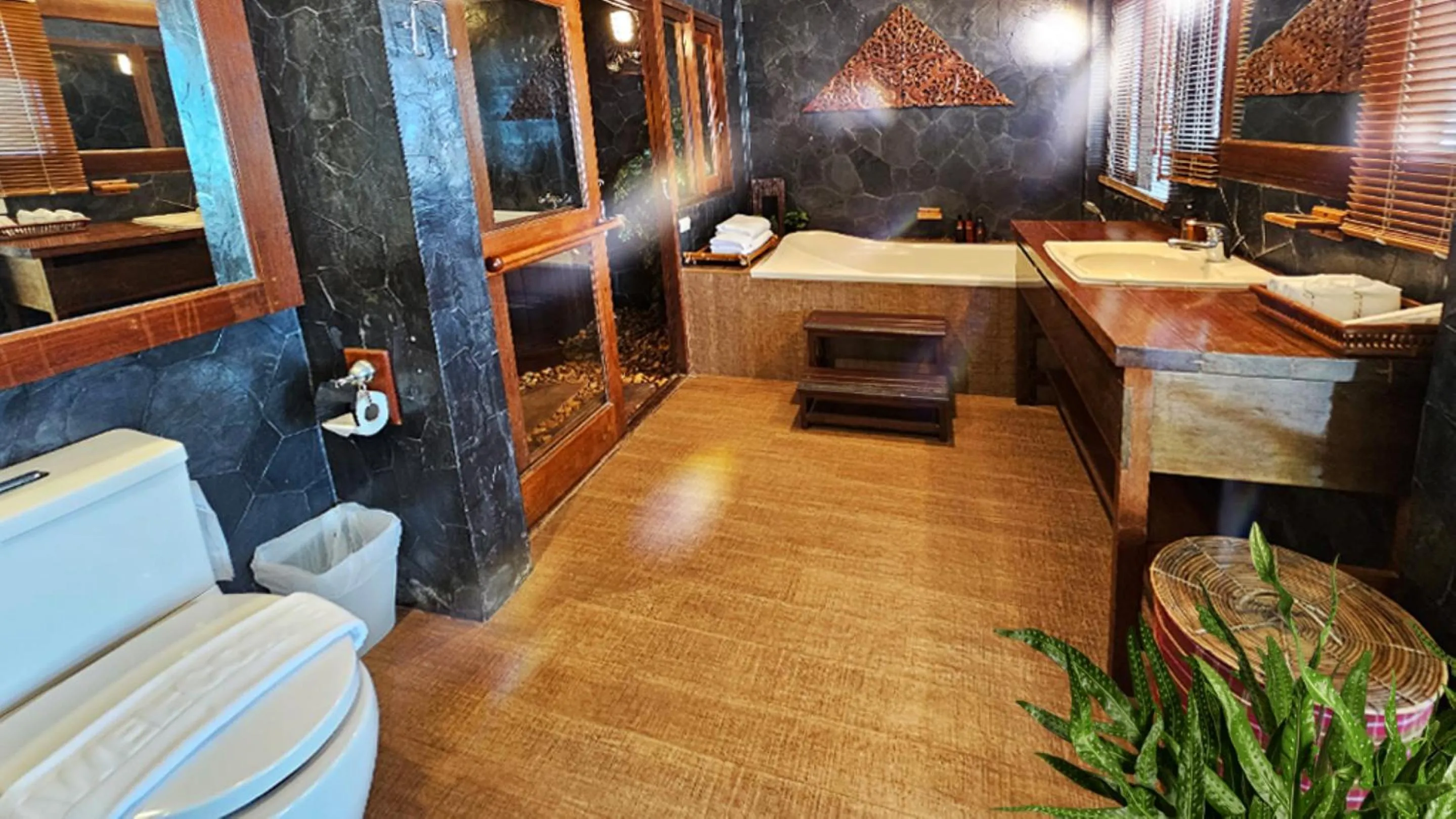 Bathroom in Birds and Bees Resort