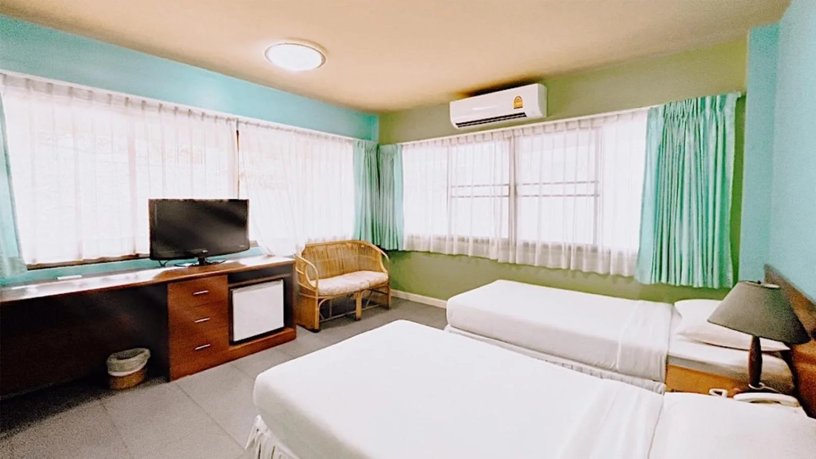 Bed in Birds and Bees Resort