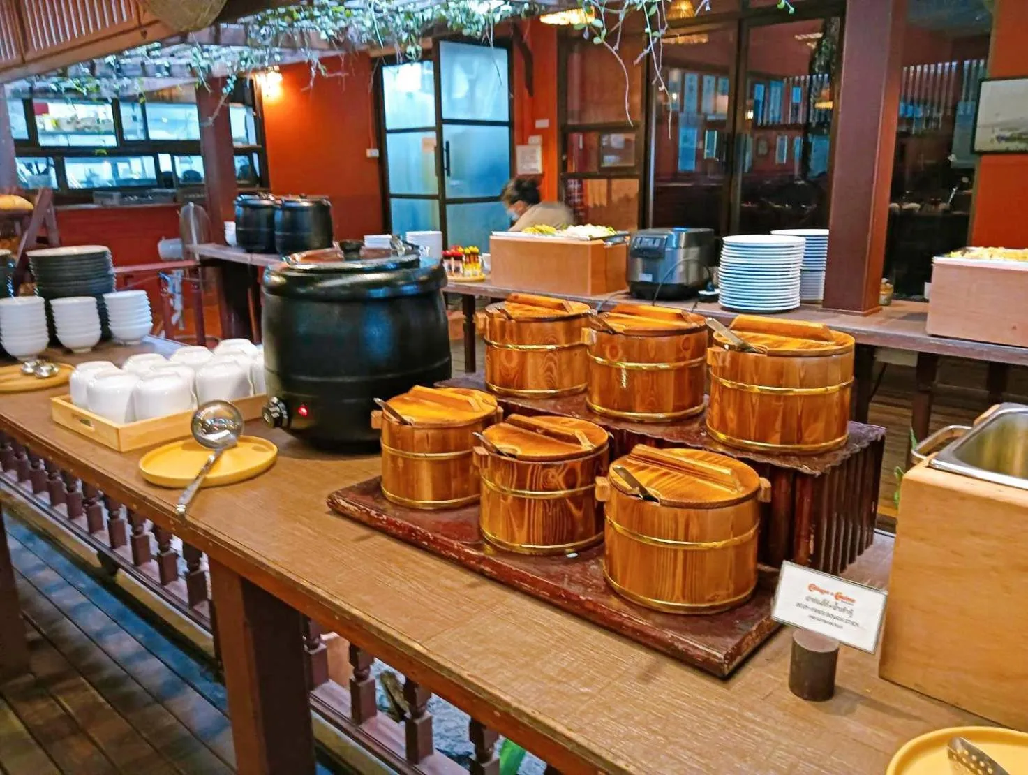 Breakfast in Birds and Bees Resort