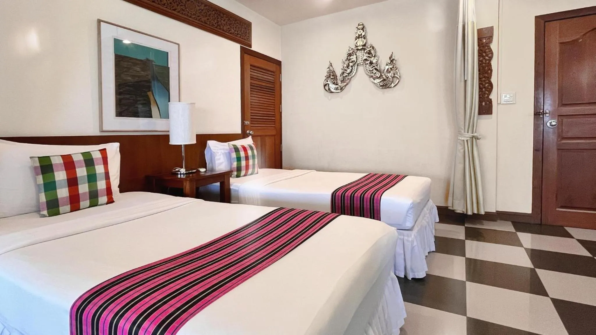 Bed in Birds and Bees Resort