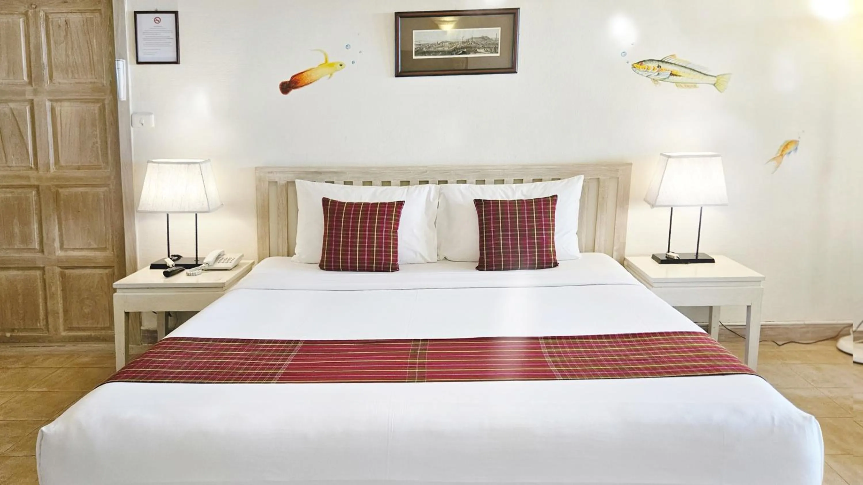 Bed in Birds and Bees Resort