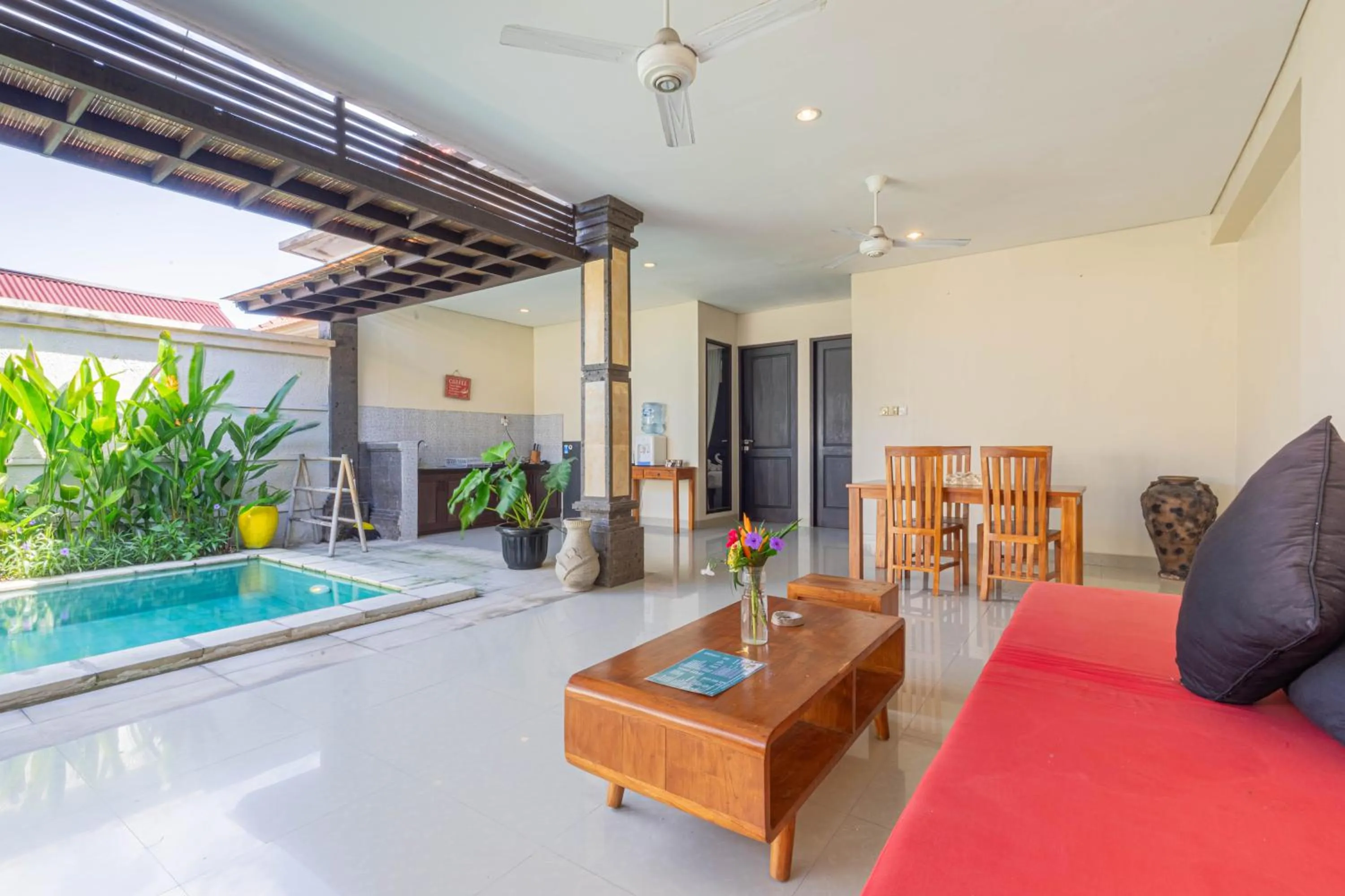 Living room in Puri Canggu Villas & Rooms