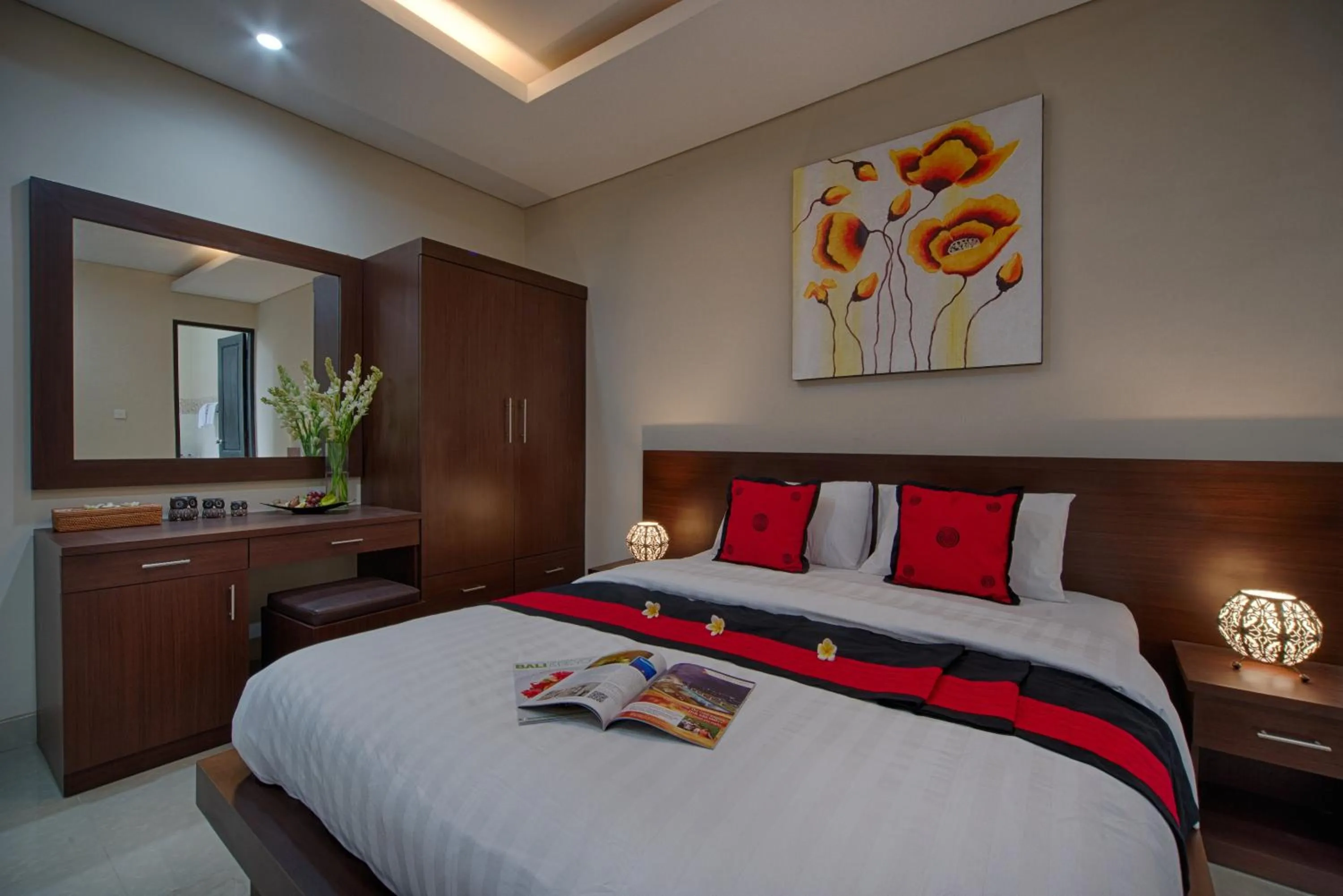TV and multimedia, Bed in Puri Canggu Villas & Rooms