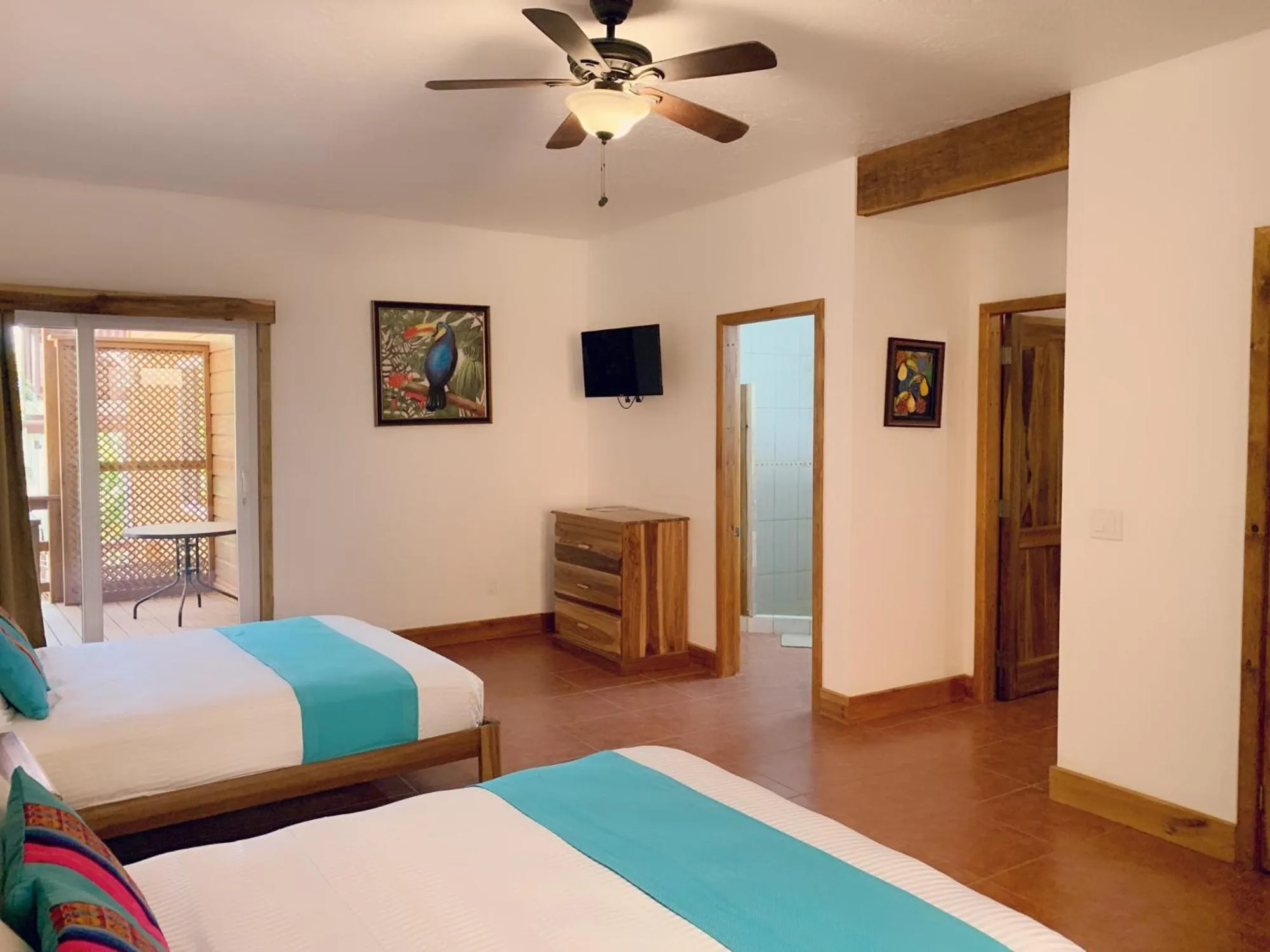 Bed in Mr. Tucan Hotel