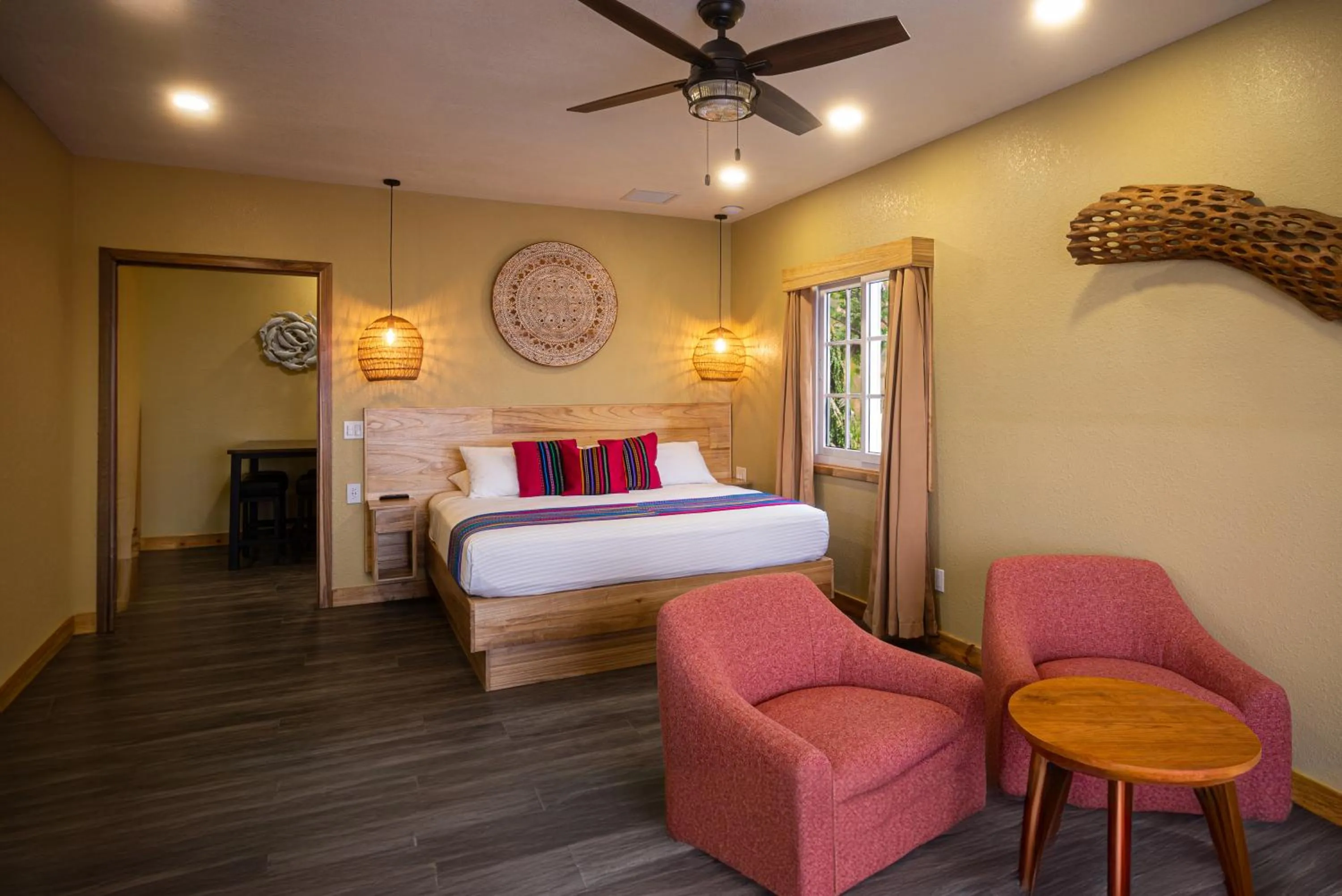 Bed in Mr. Tucan Hotel