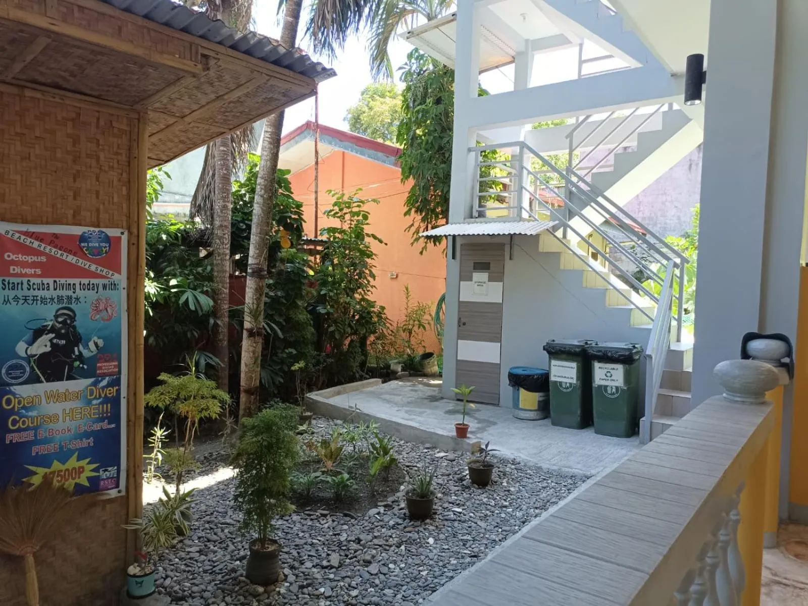 Garden in The Blue Pagong