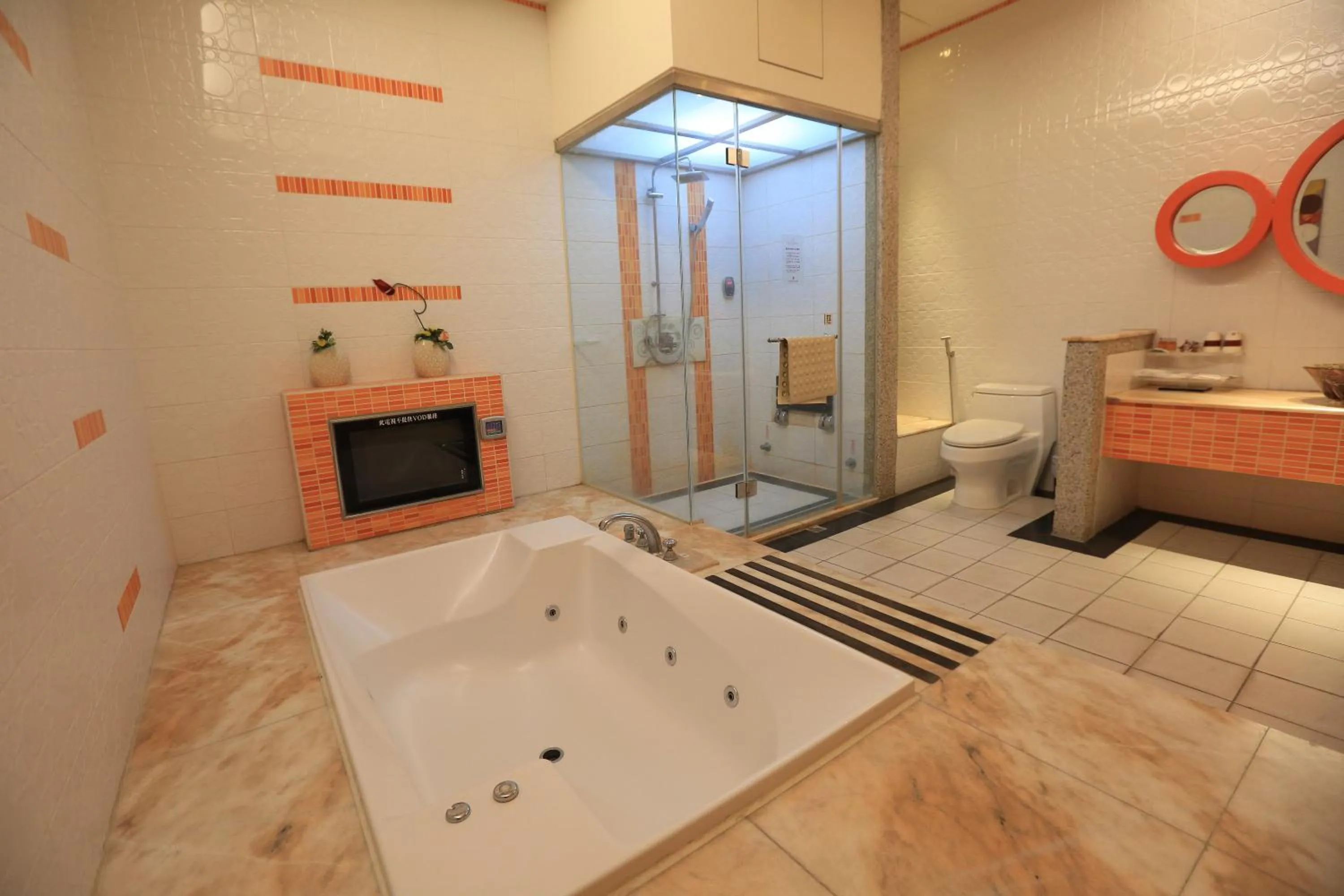 Shower in Moon Area Motel