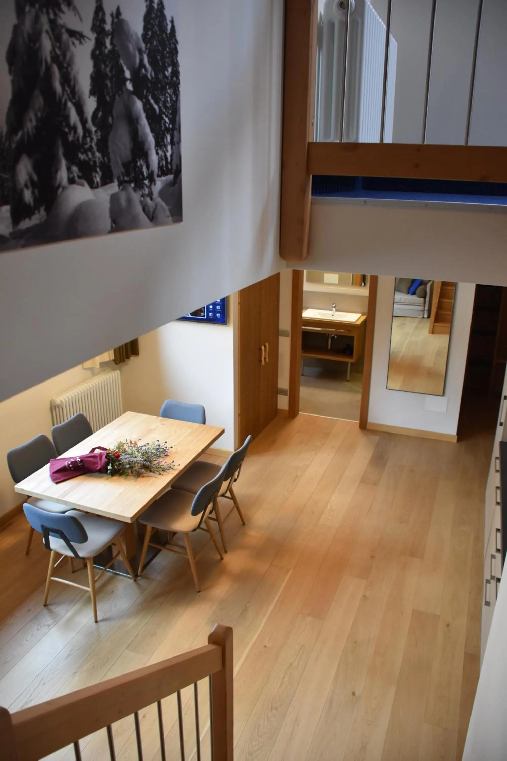 Kitchen or kitchenette, Bed in Residence Langes