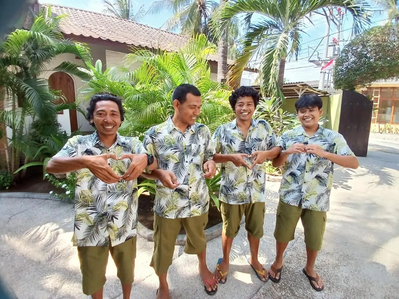Staff in White Coconut Resort