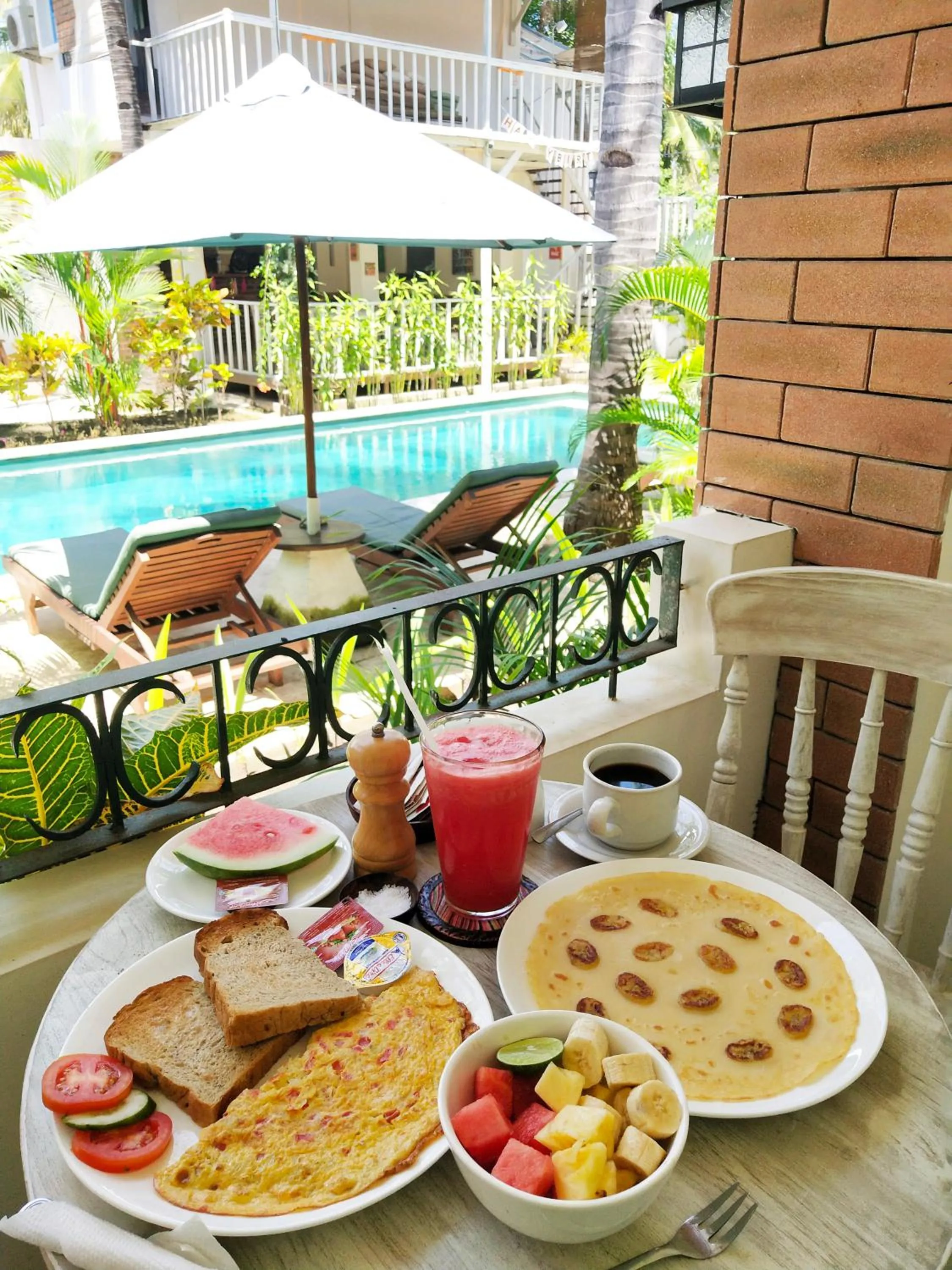 Balcony/Terrace in White Coconut Resort