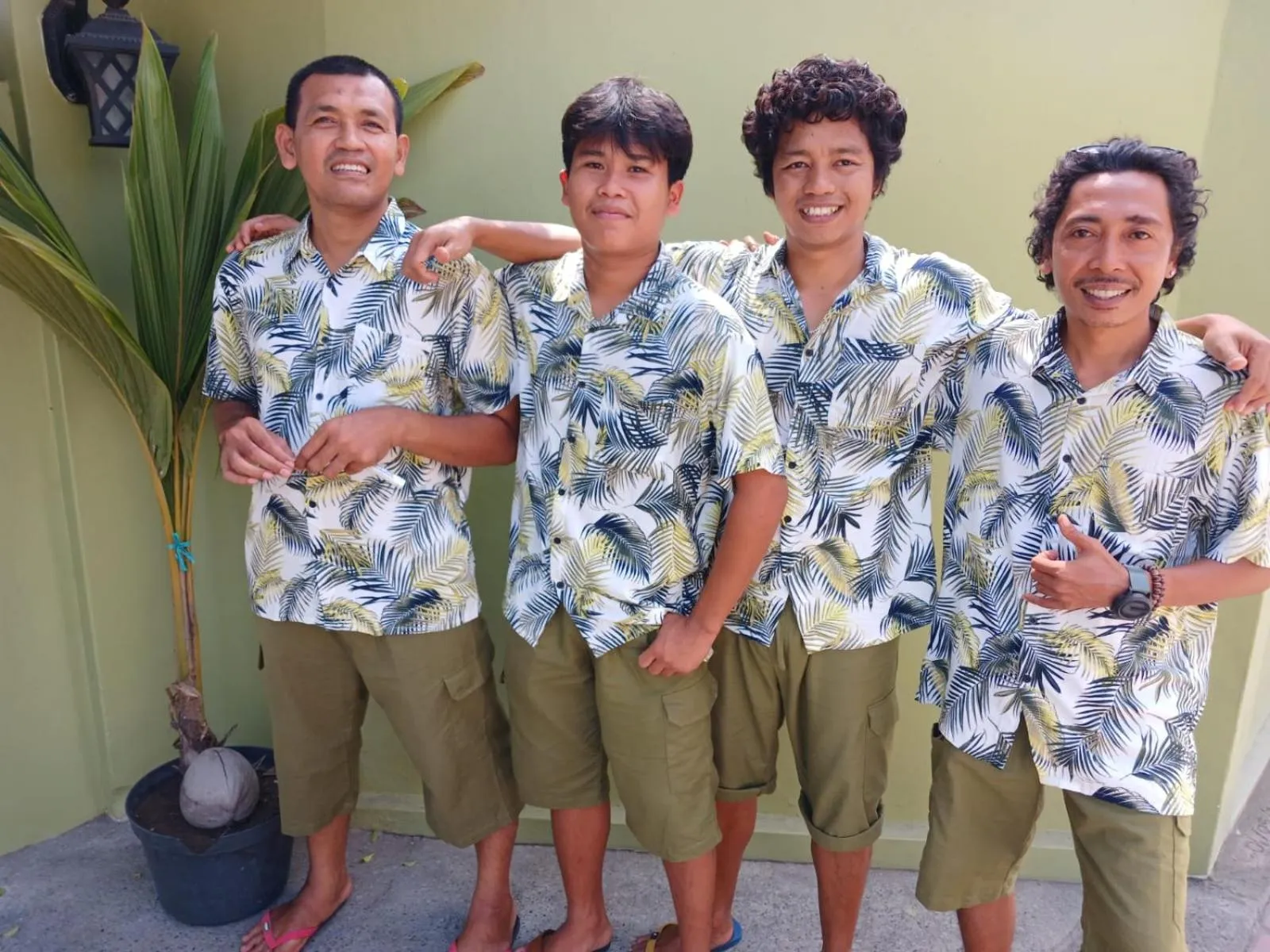 Staff in White Coconut Resort