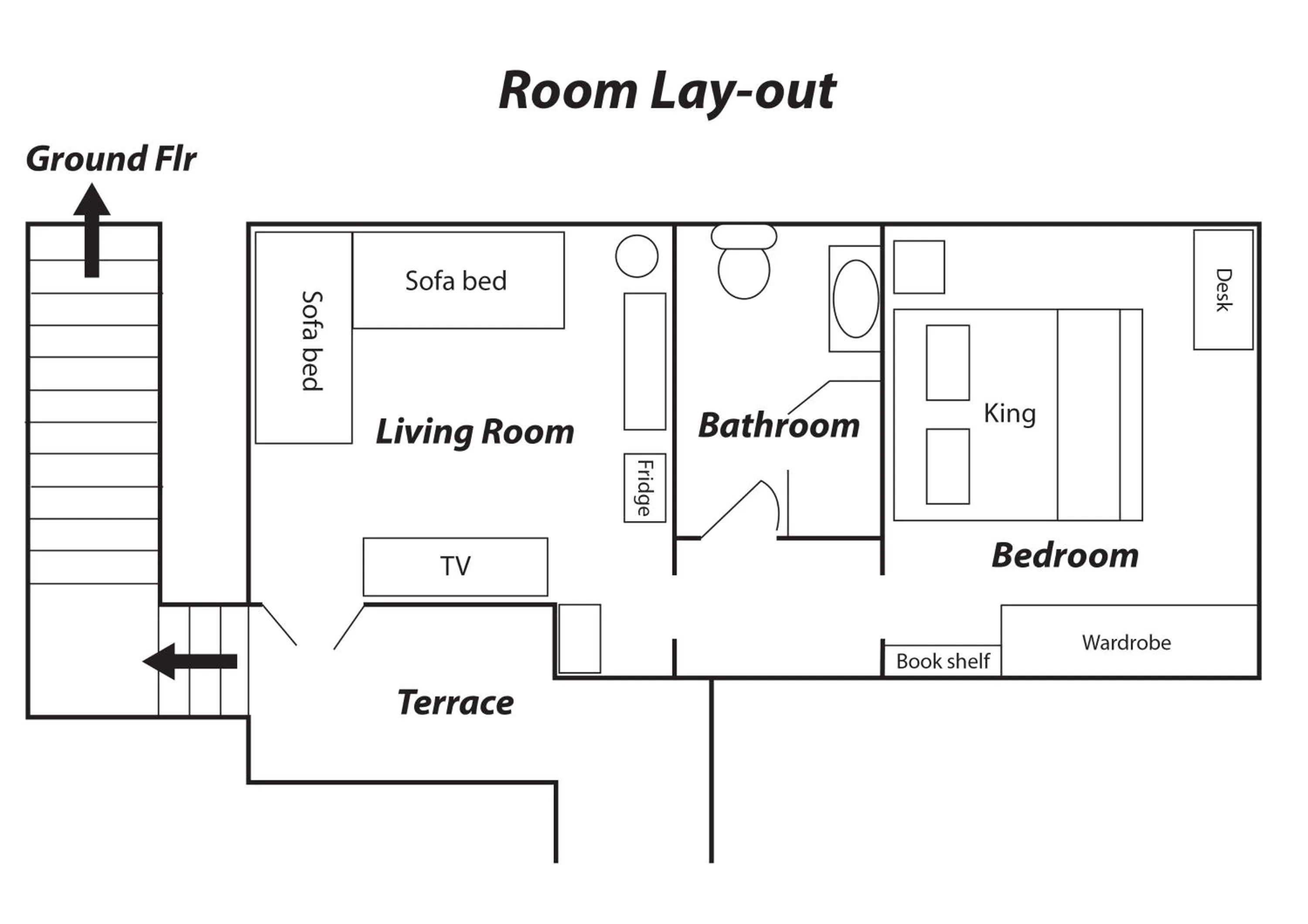 Floor plan in Phuttal Residence