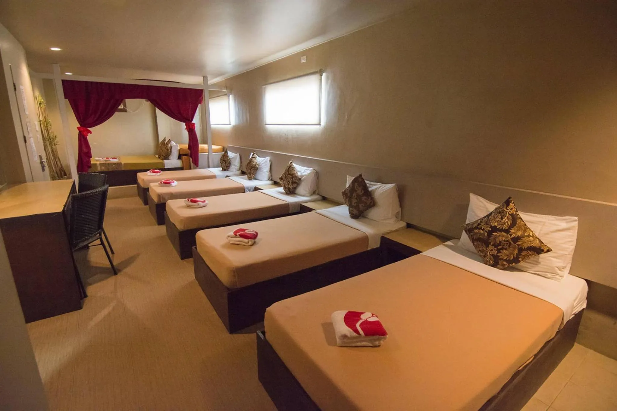 Bed in Hotel Carmelita