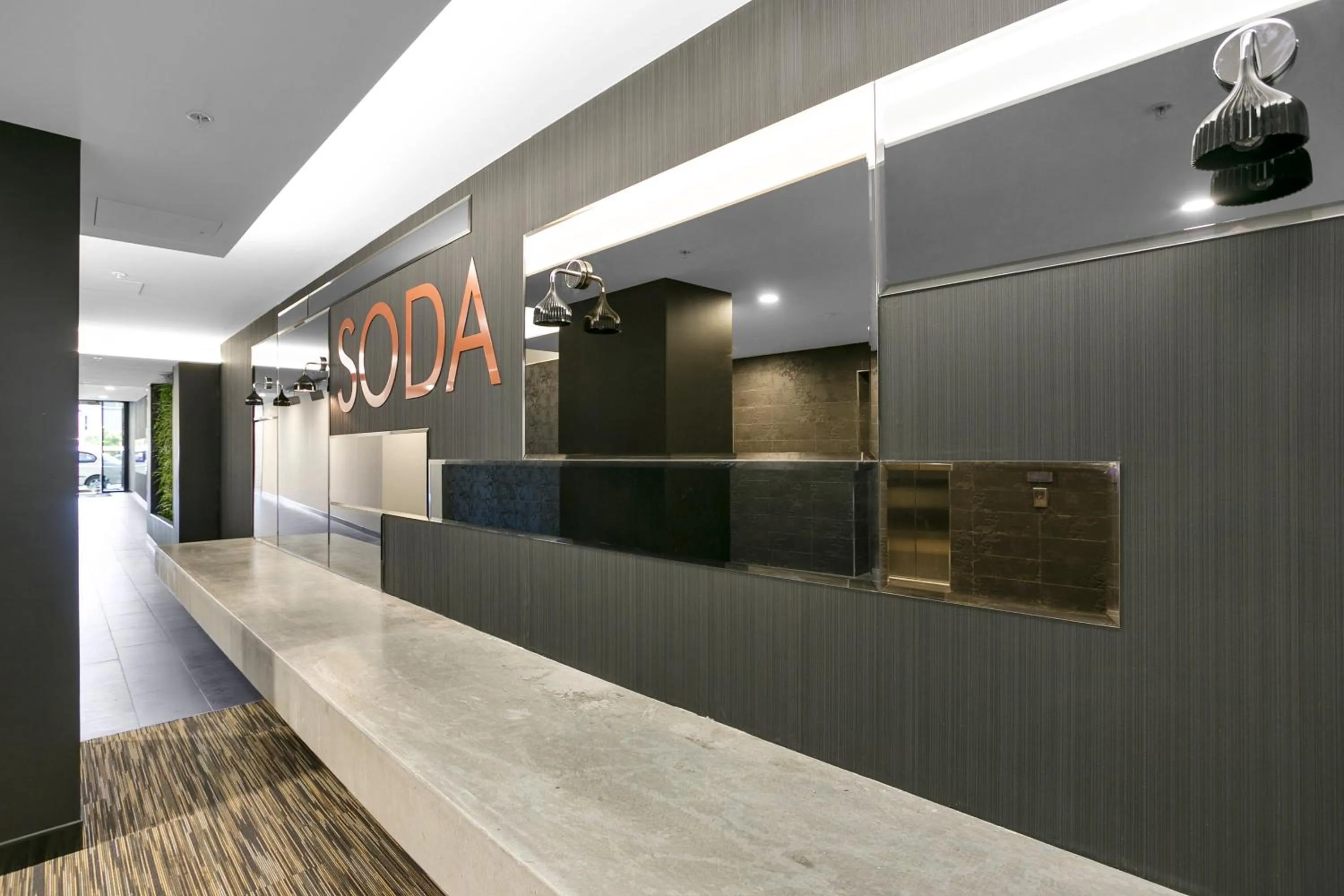 Property logo or sign in Soda Apartments by CLLIX