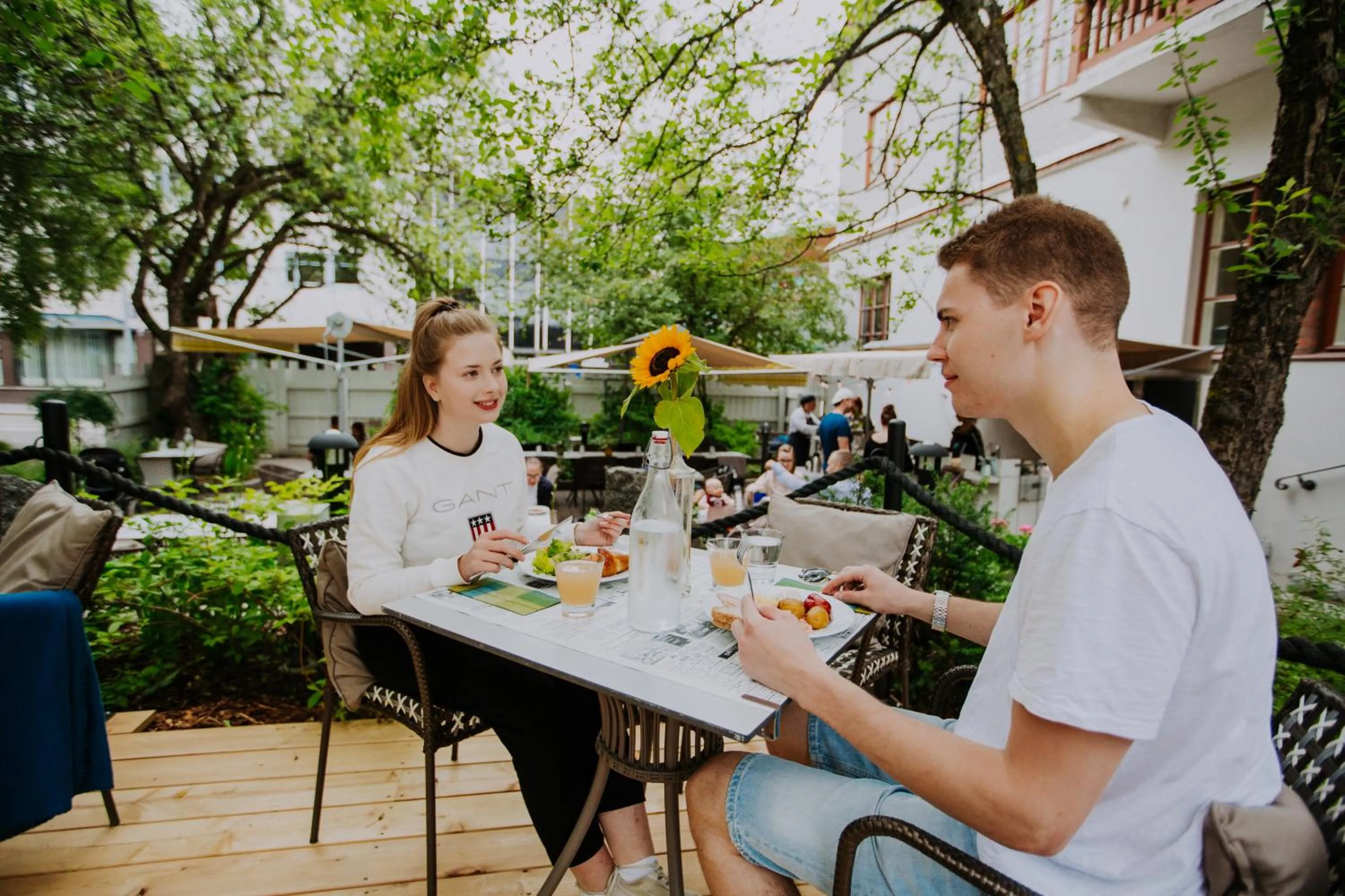 Patio in Harmooni Suites