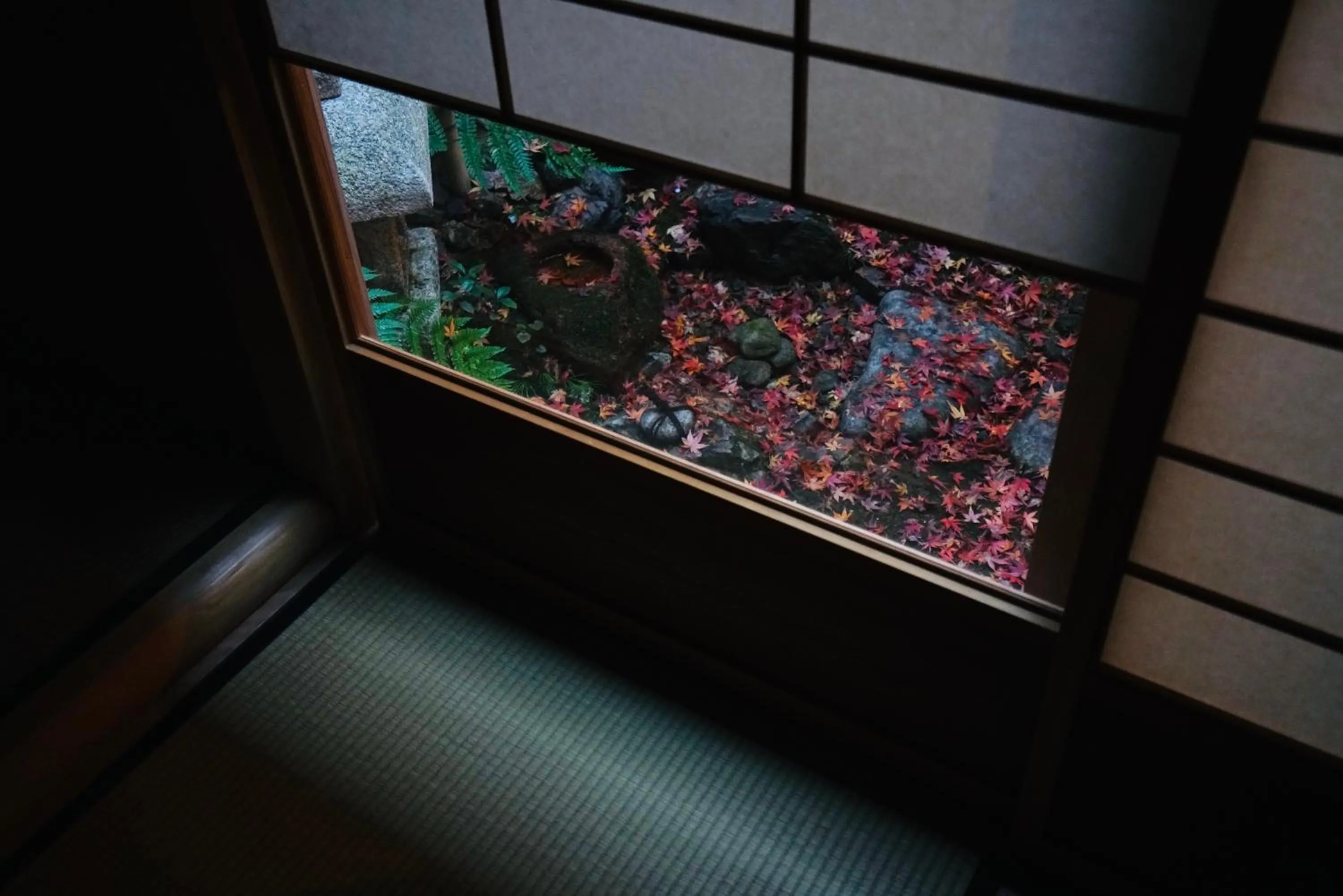 Garden view in Ryokan Tori