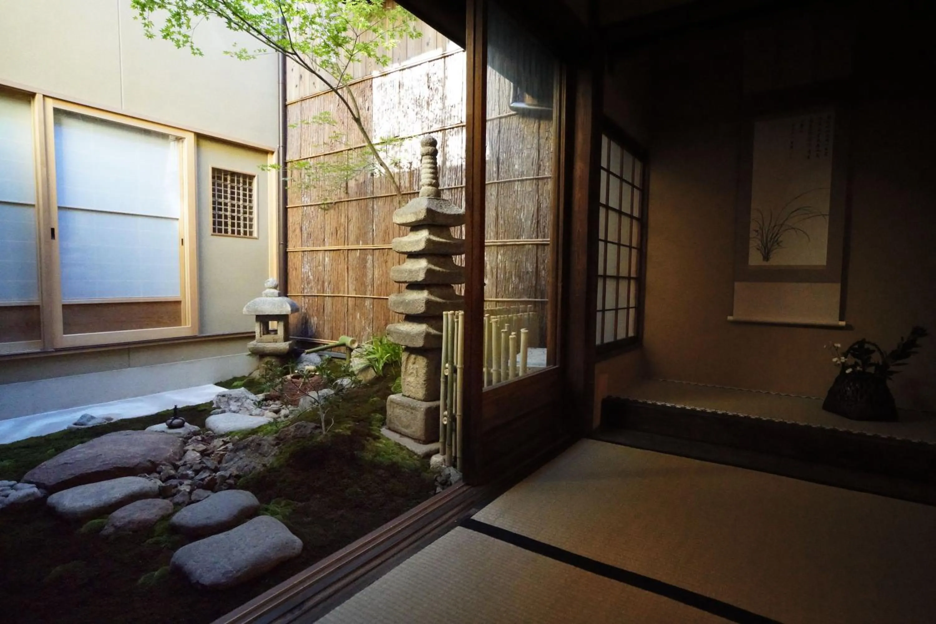 Garden view in Ryokan Tori