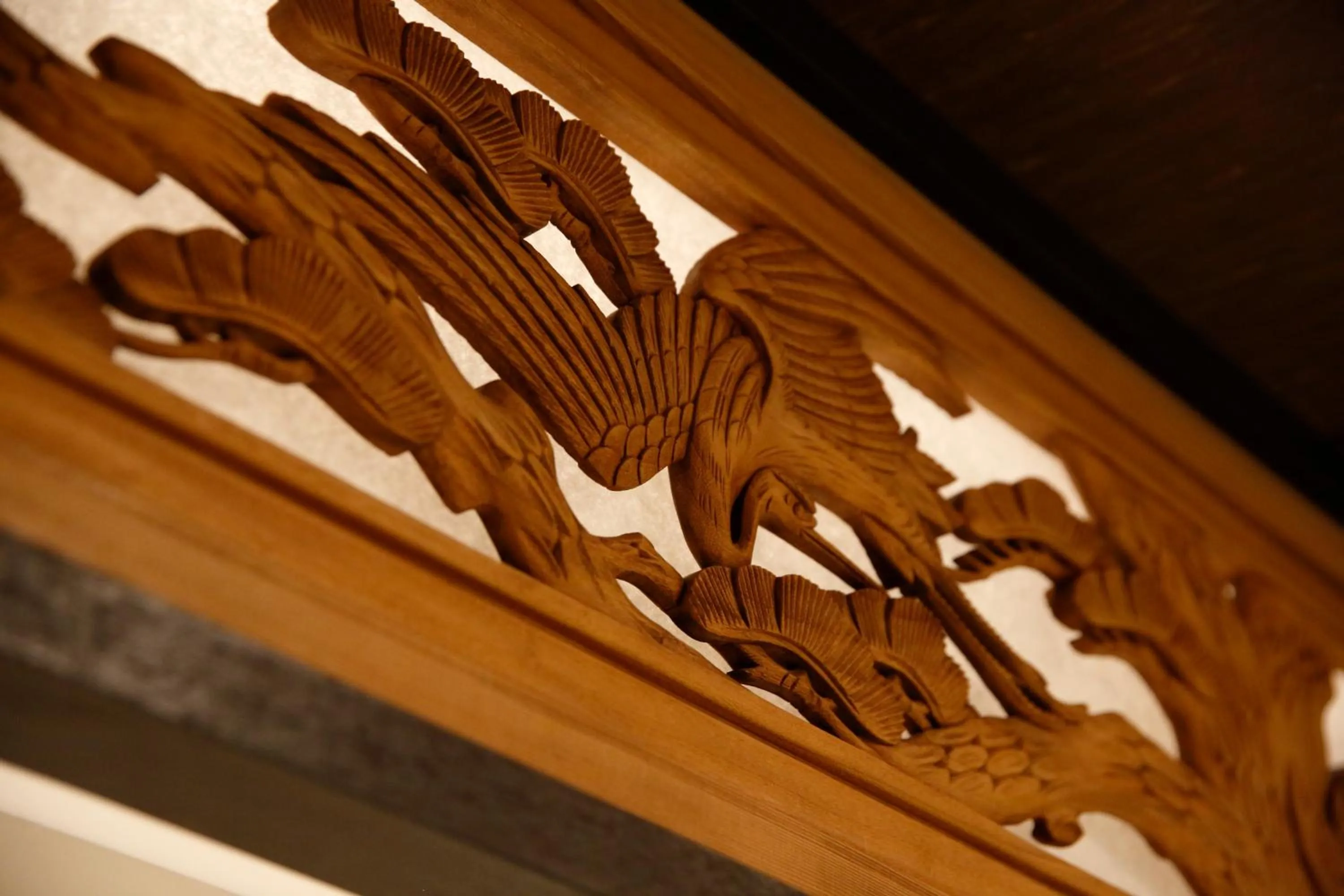Decorative detail in Kyonoyado Gekkoan