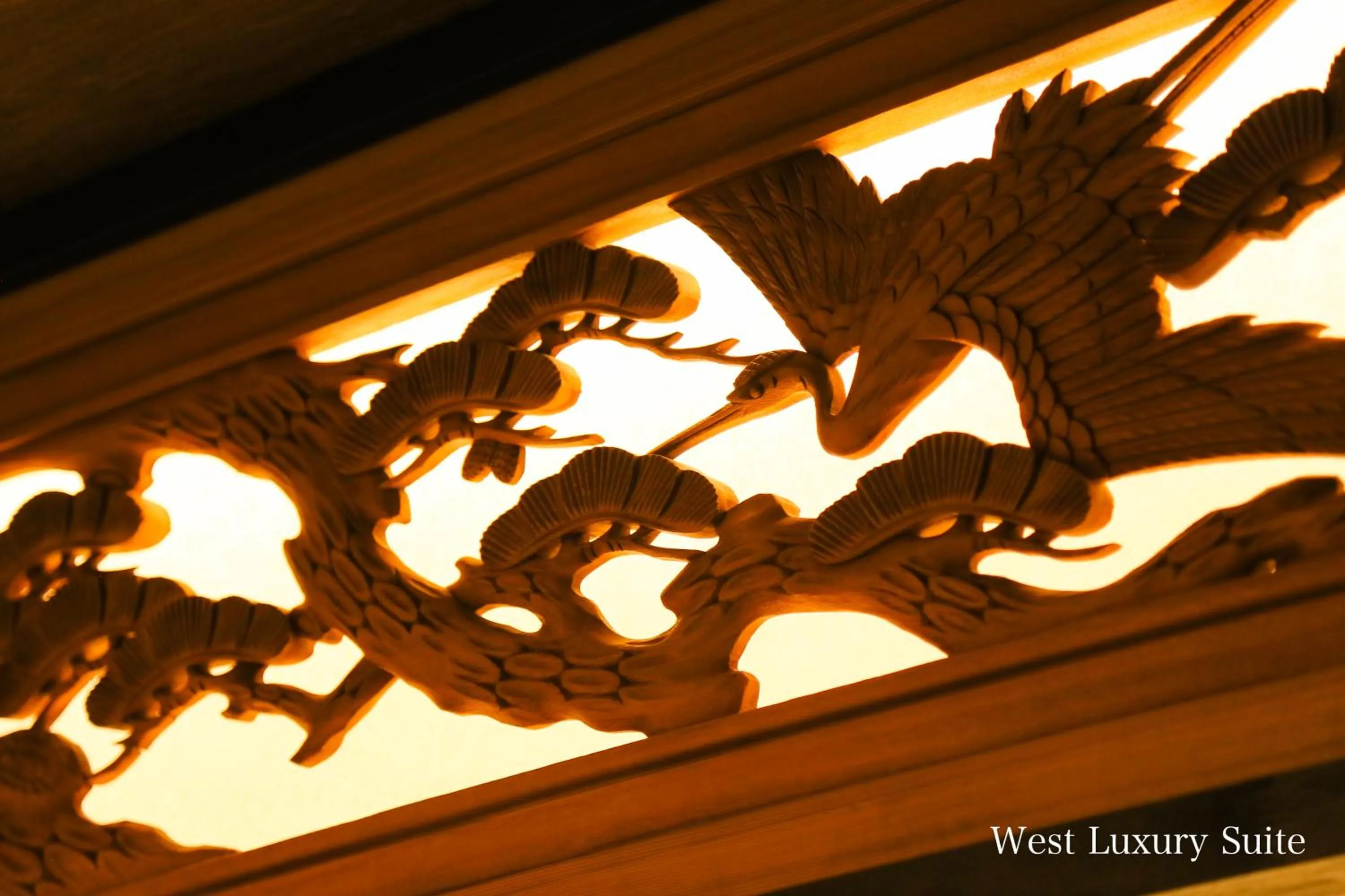 Decorative detail in Kyonoyado Gekkoan