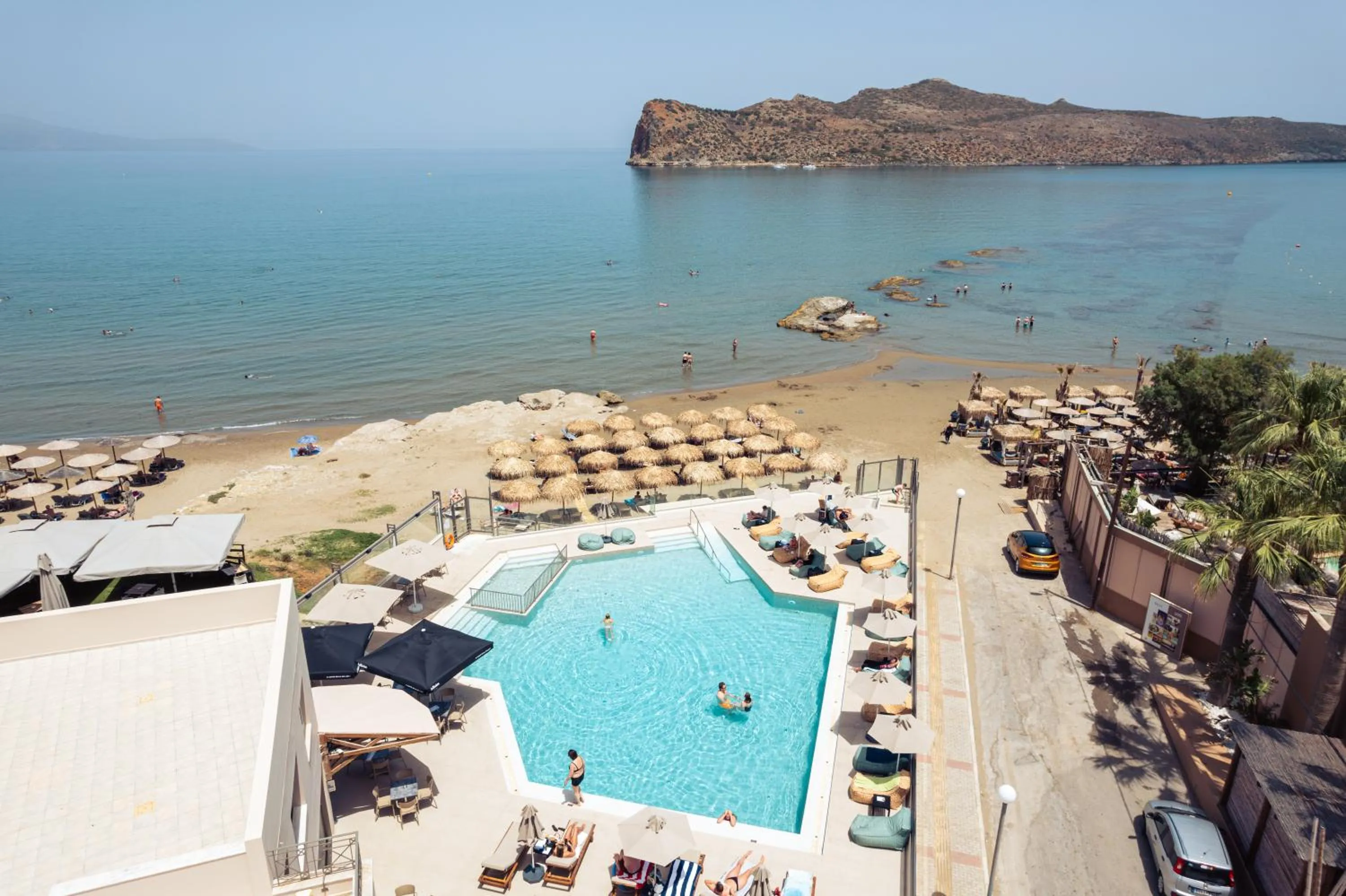Natural landscape in Chrispy Beach Resort, Agia Marina