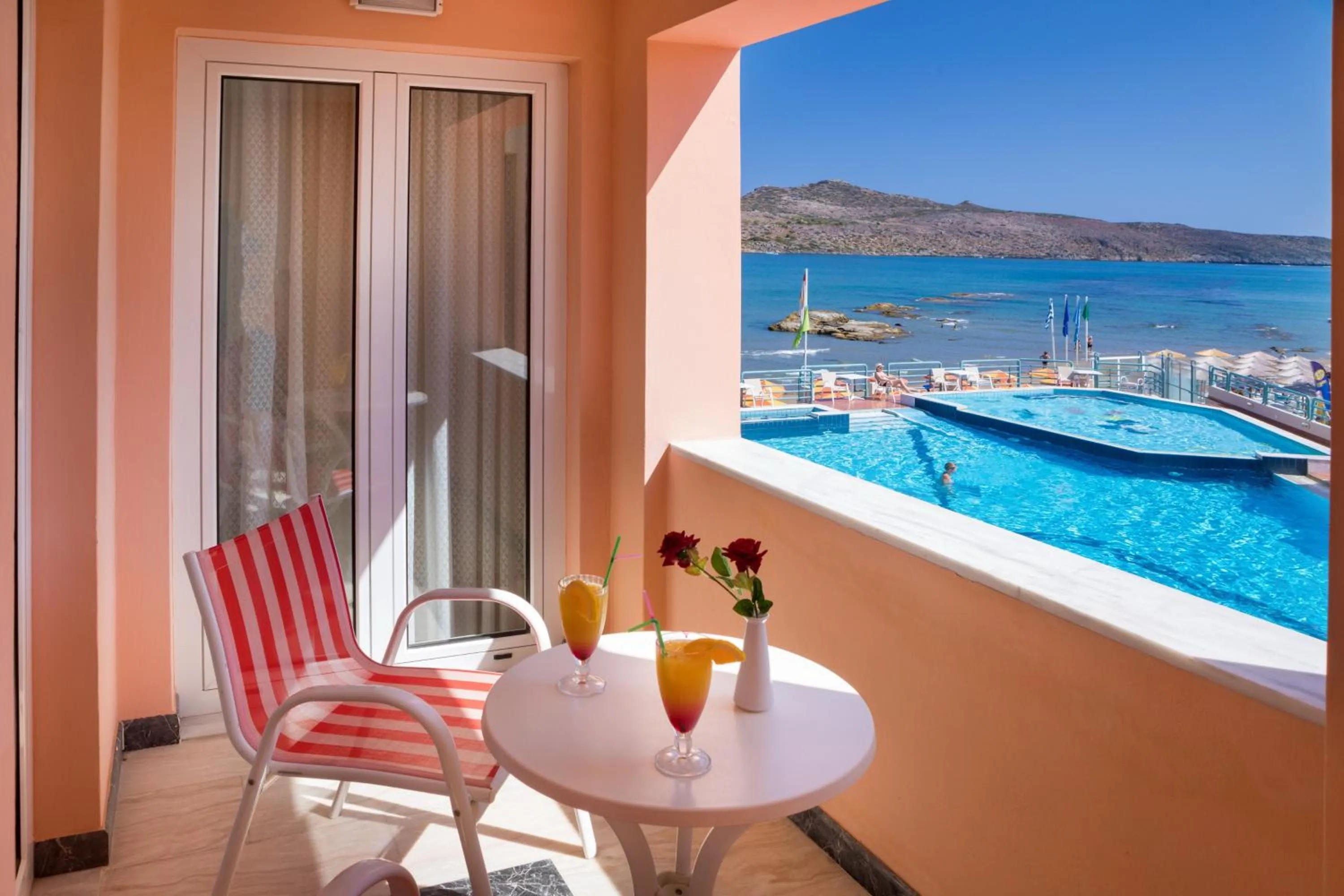 Natural landscape in Chrispy Beach Resort, Agia Marina