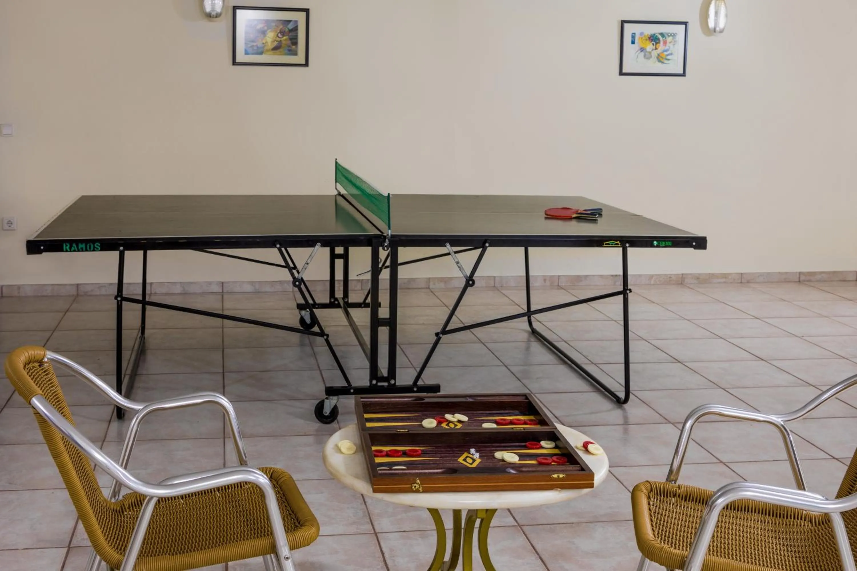 Game Room in Chrispy Beach Resort, Agia Marina