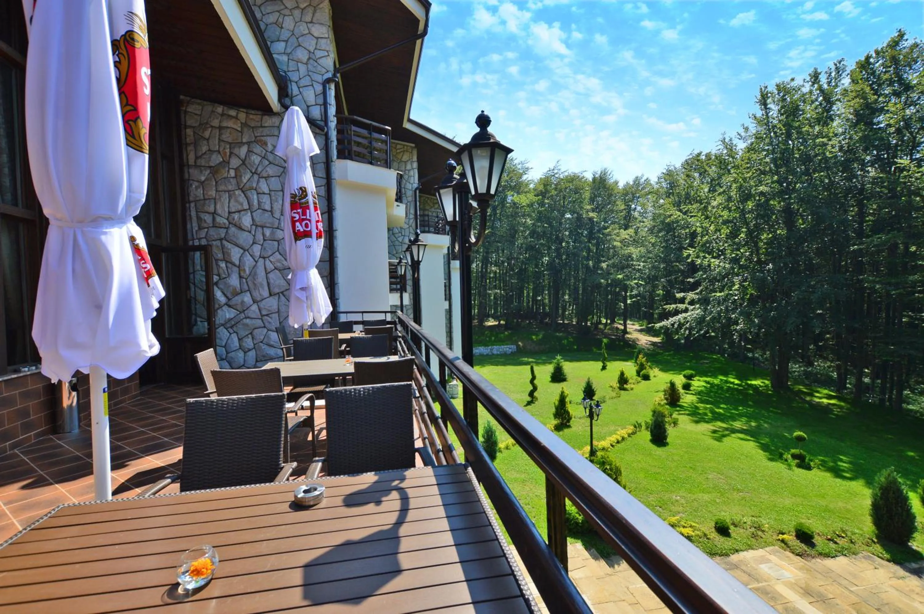 Patio in Hotel Edelweiss