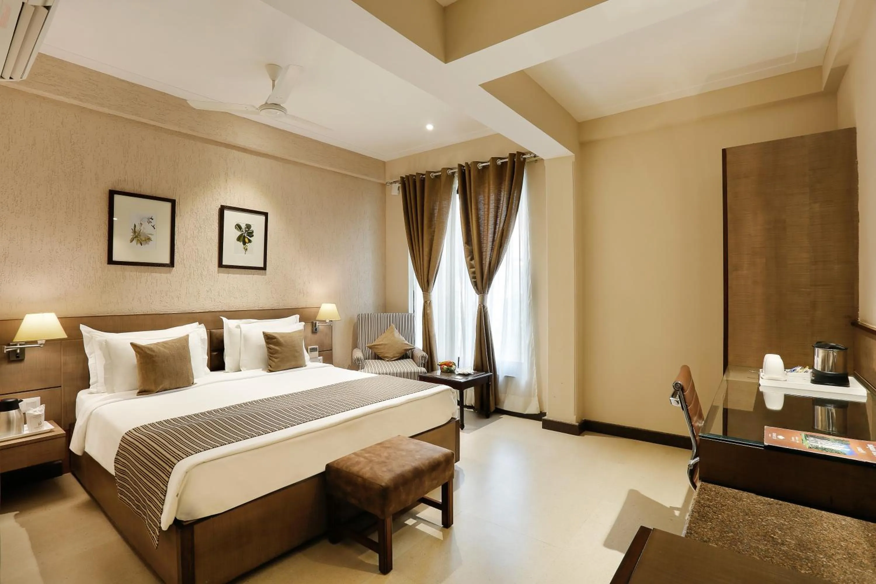 Bedroom, Bed in The Manor Bareilly by Leisure Hotels