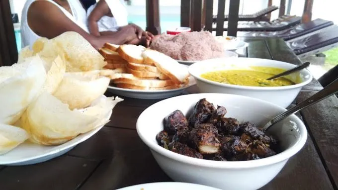 Food in Lagoon Boutique Hotel