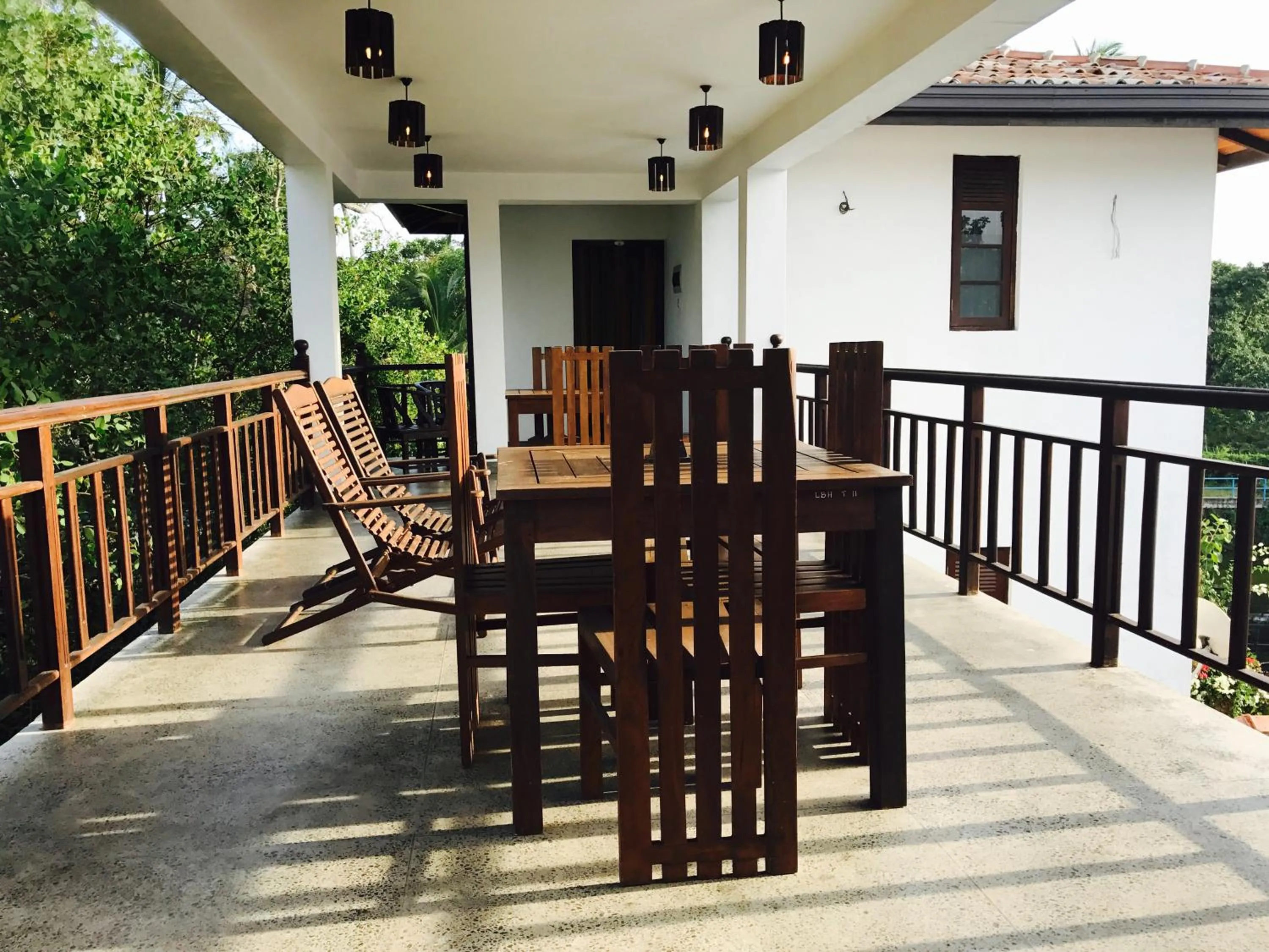 Seating area in Lagoon Boutique Hotel