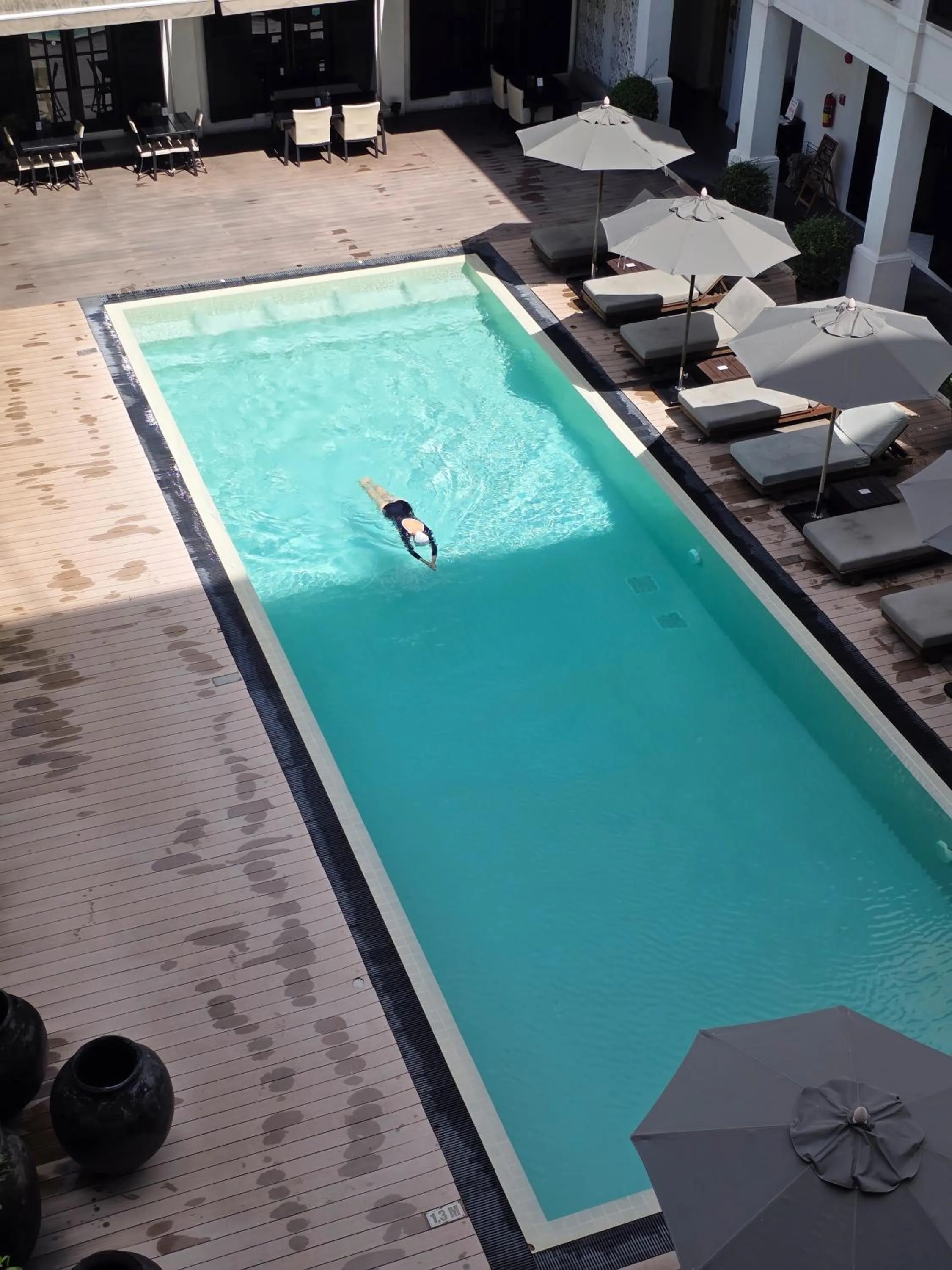 Swimming pool in Buri Siri Boutique Hotel