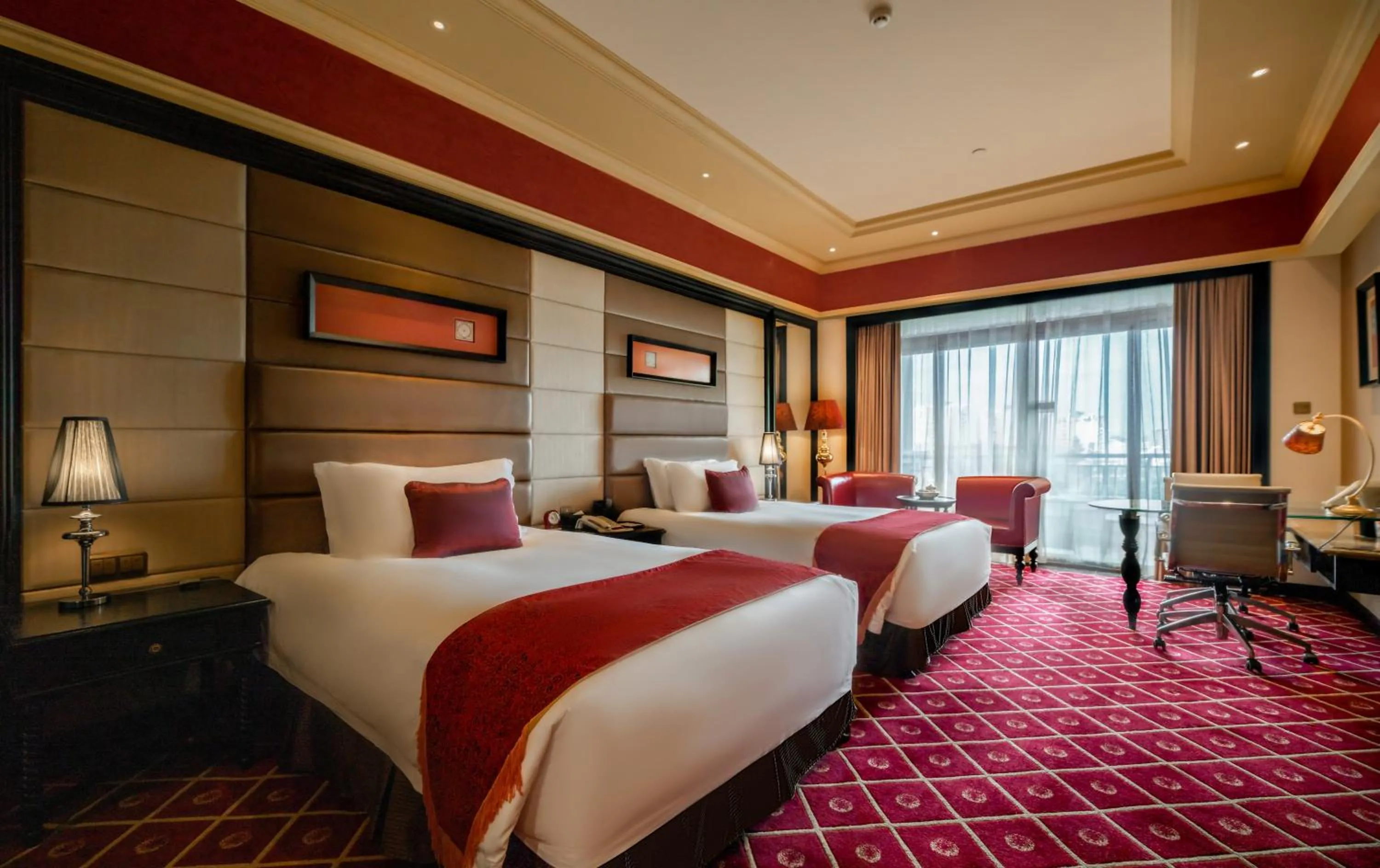 Bed in Jinjiang International Hotel Ganzhou