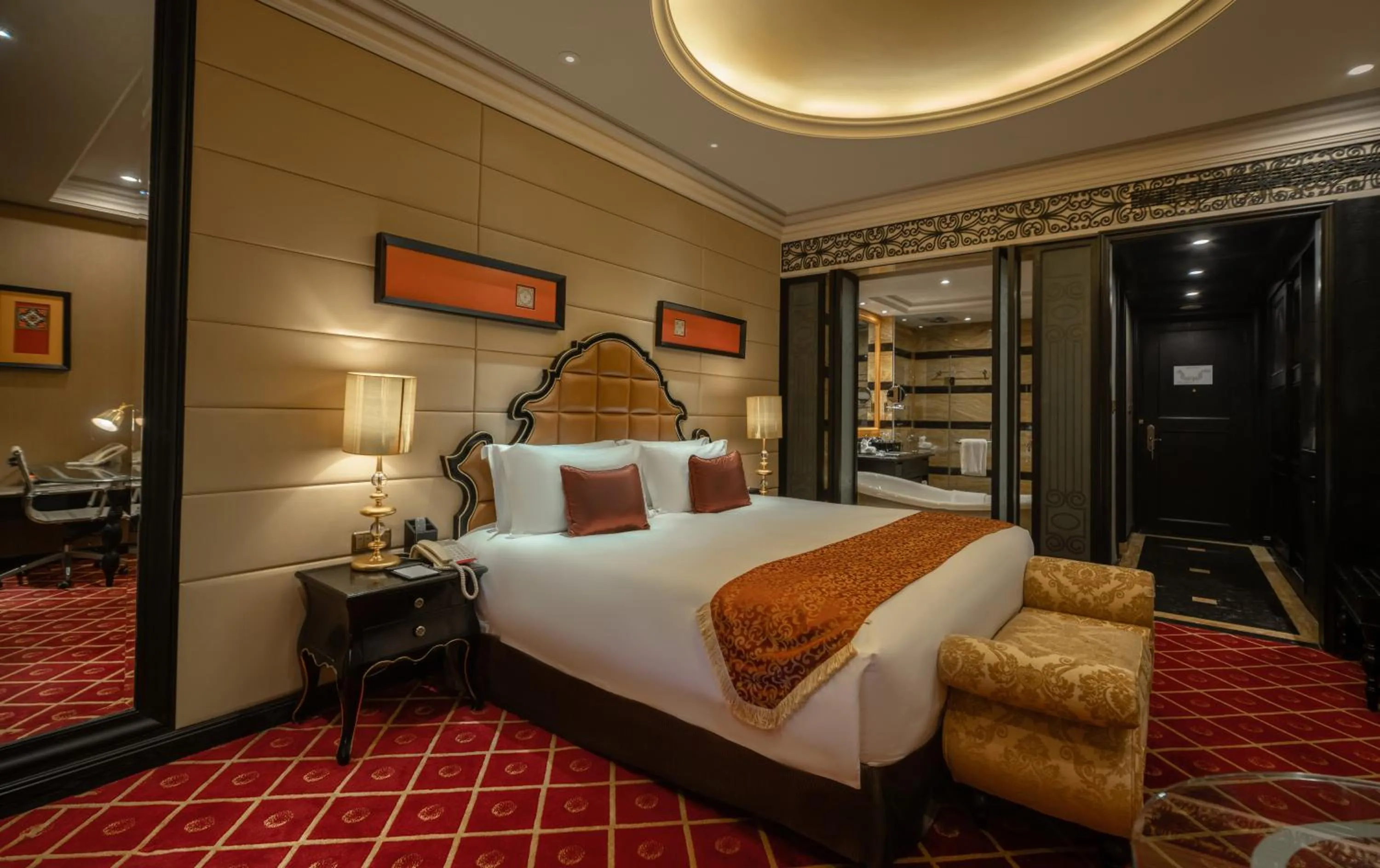 Bed in Jinjiang International Hotel Ganzhou