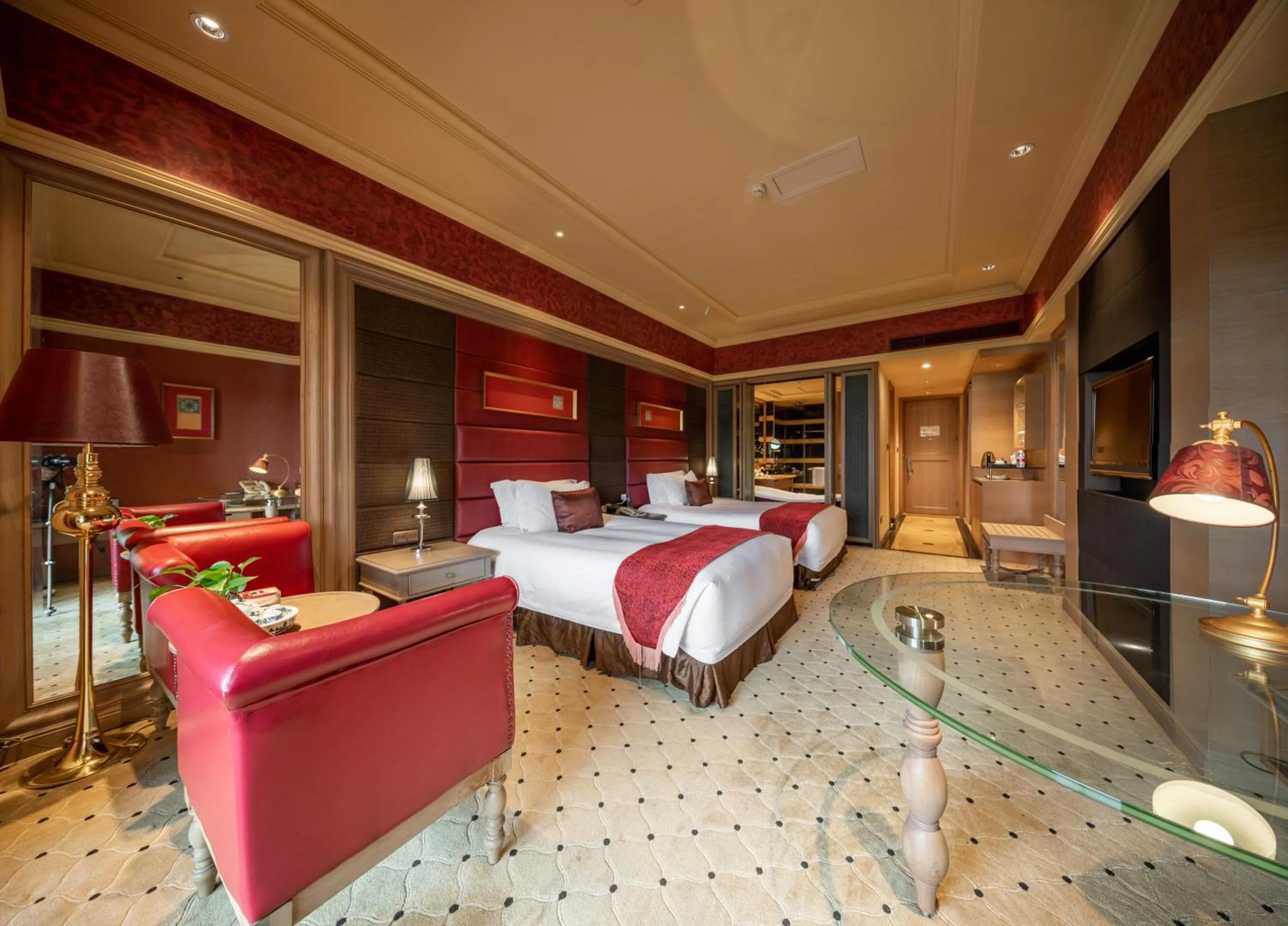 Bed in Jinjiang International Hotel Ganzhou