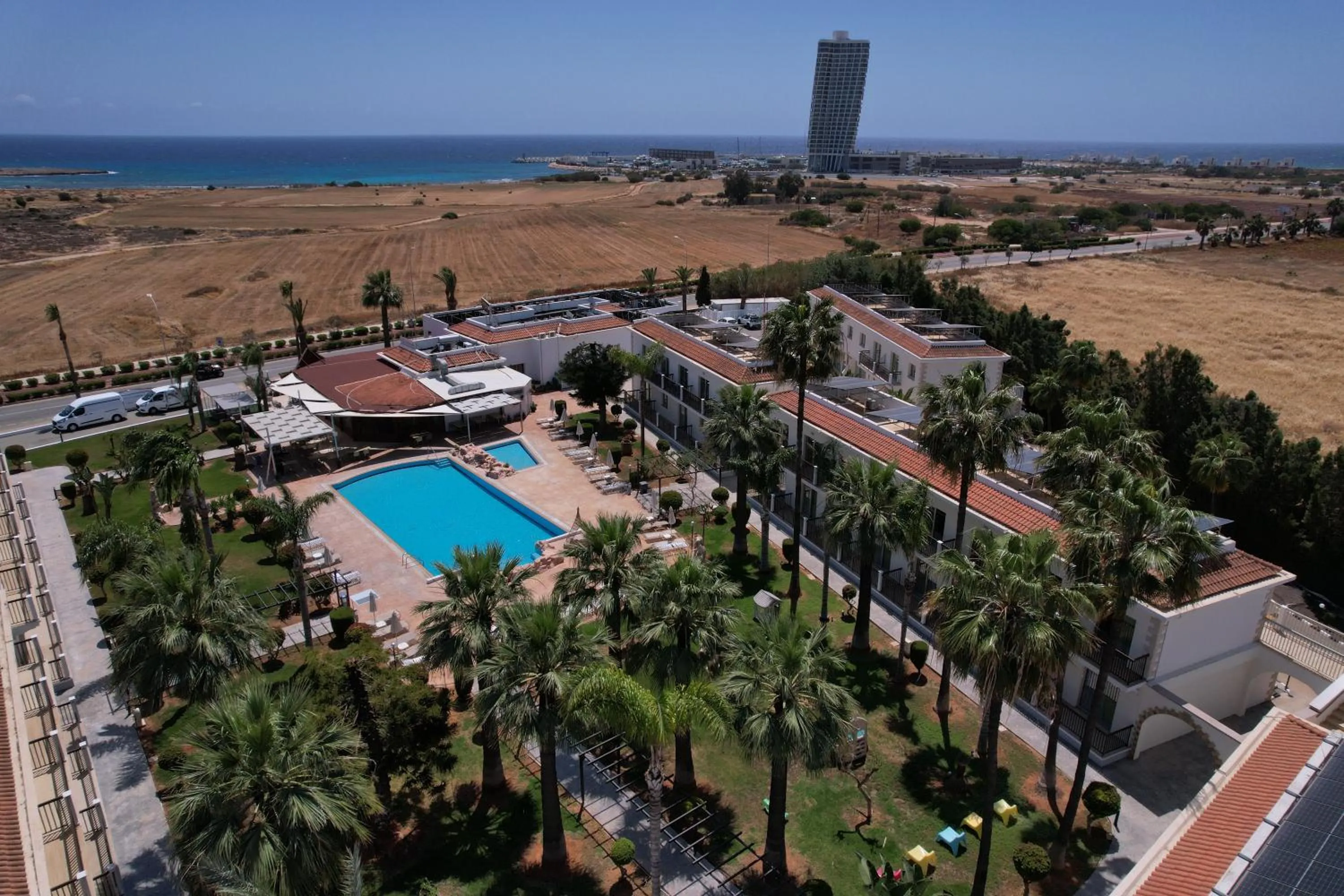 Property building in Loutsiana Deluxe Apts