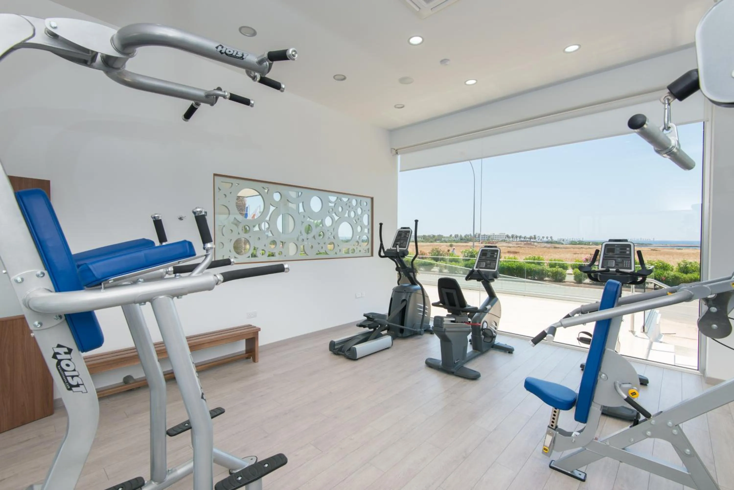 Fitness centre/facilities in Loutsiana Deluxe Apts