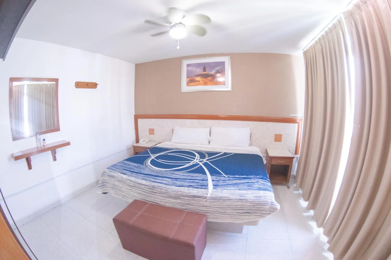 Bed in Hotel Niza Zona Piel