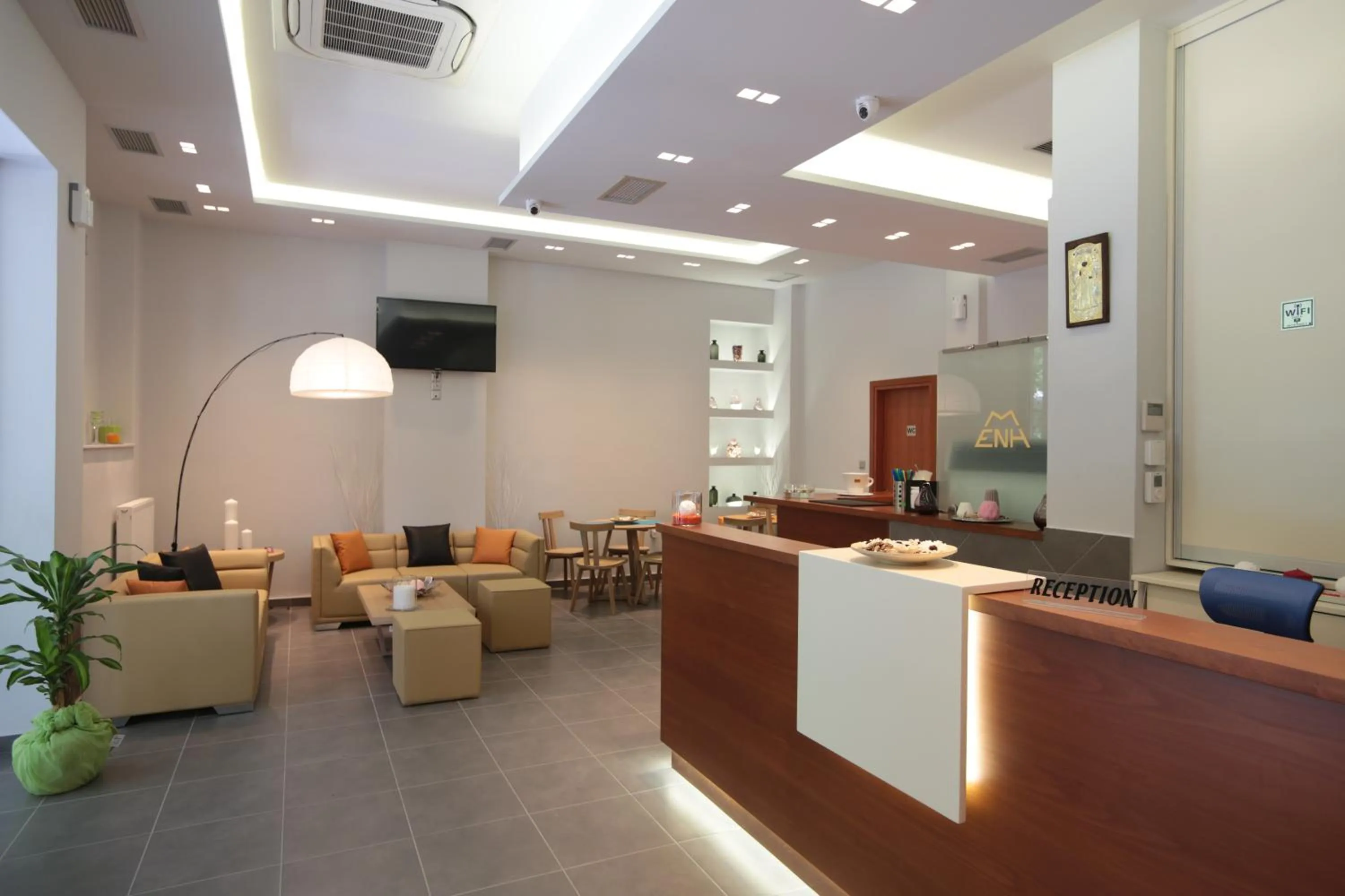 Communal lounge/ TV room in Meni Apartments