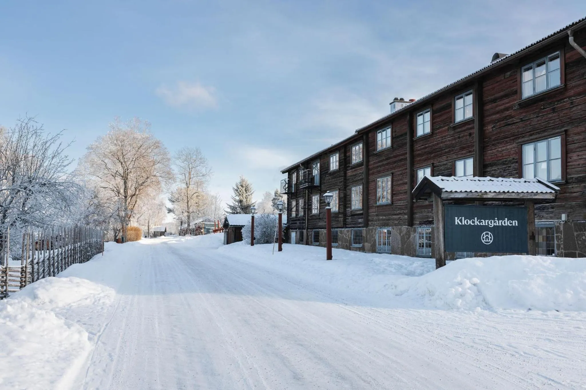 Facade/entrance in Hotell Klockargården