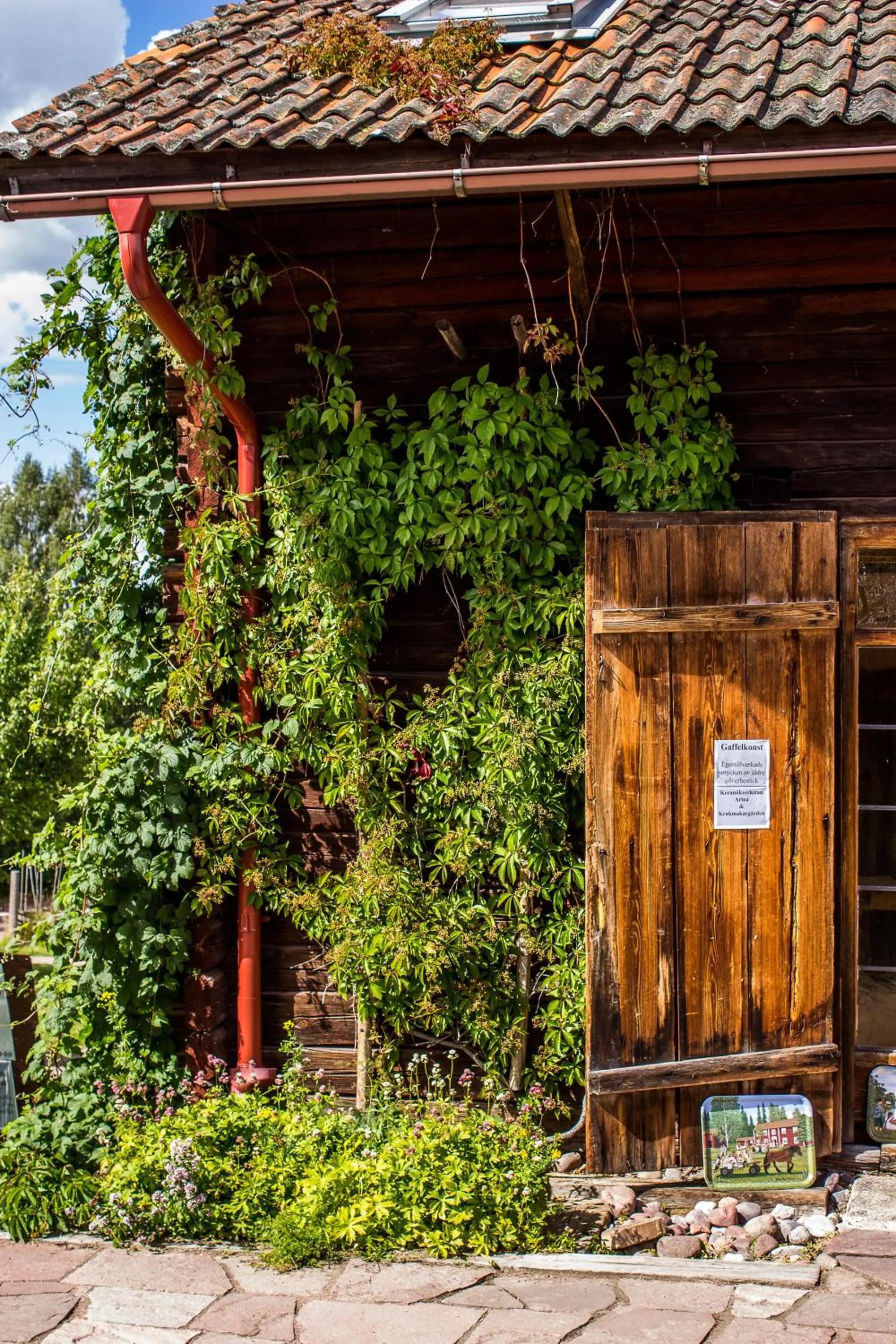 Garden in Hotell Klockargården