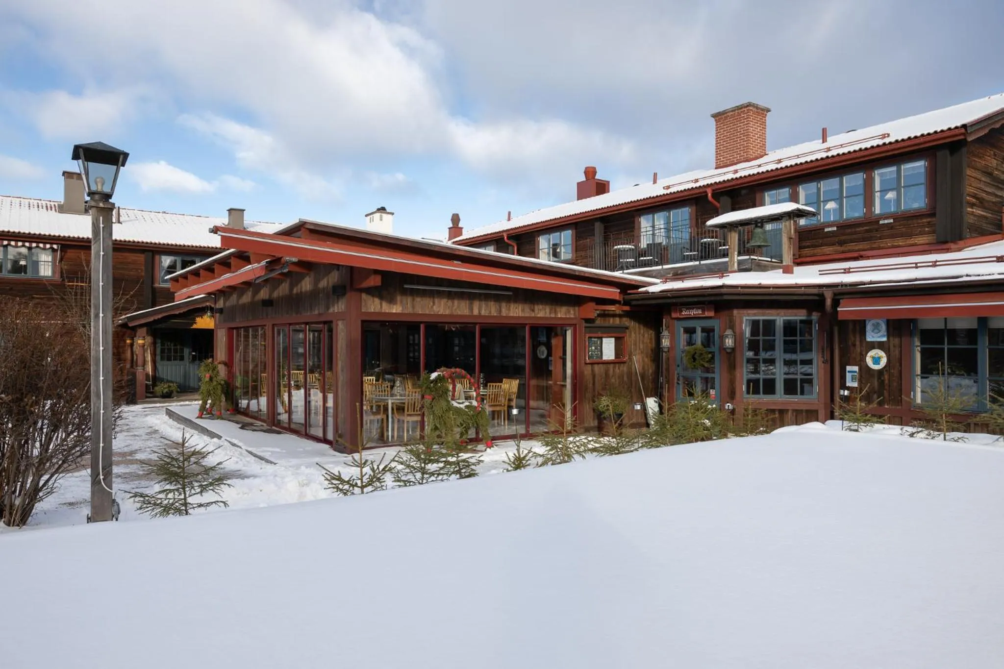 Property building in Hotell Klockargården