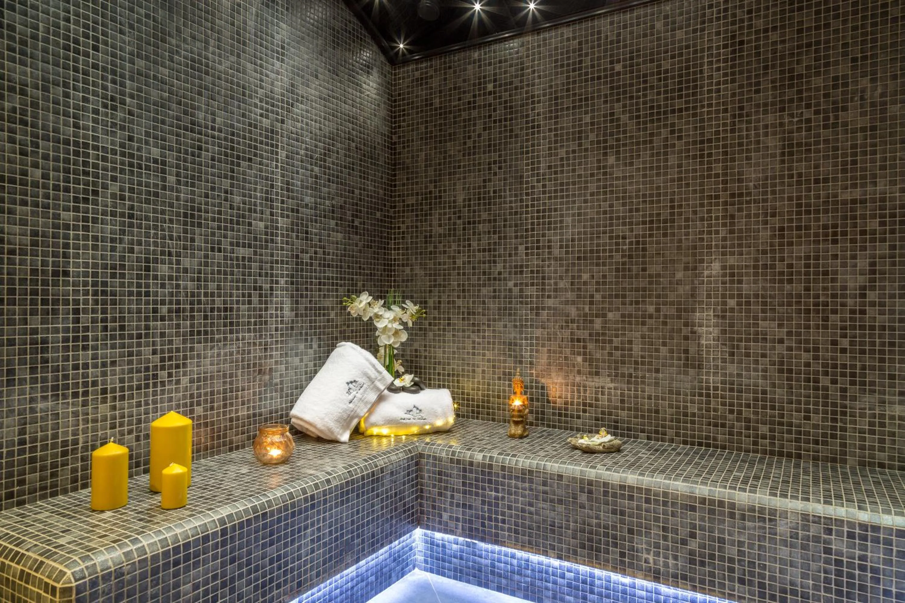 Steam room in The Originals le Château de Dissay Poitiers