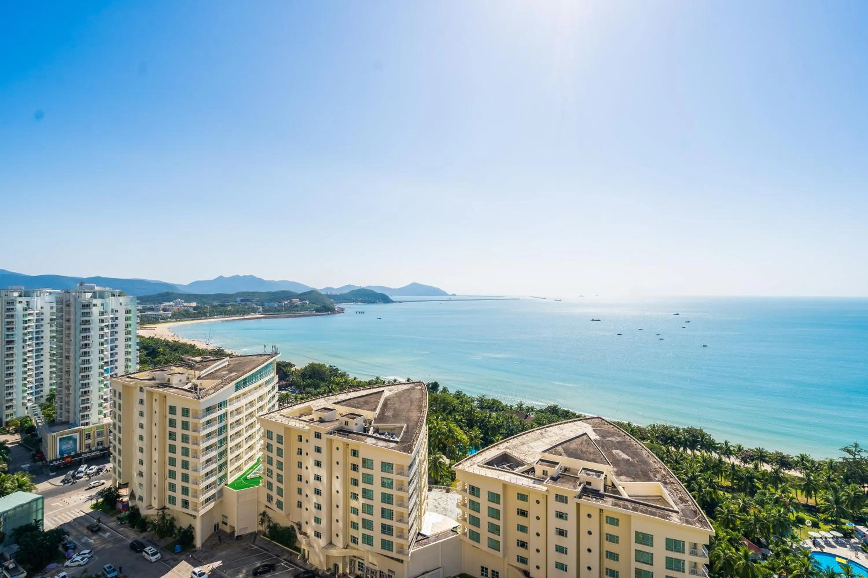 Sea view in Sanya Yikehai View Apartments