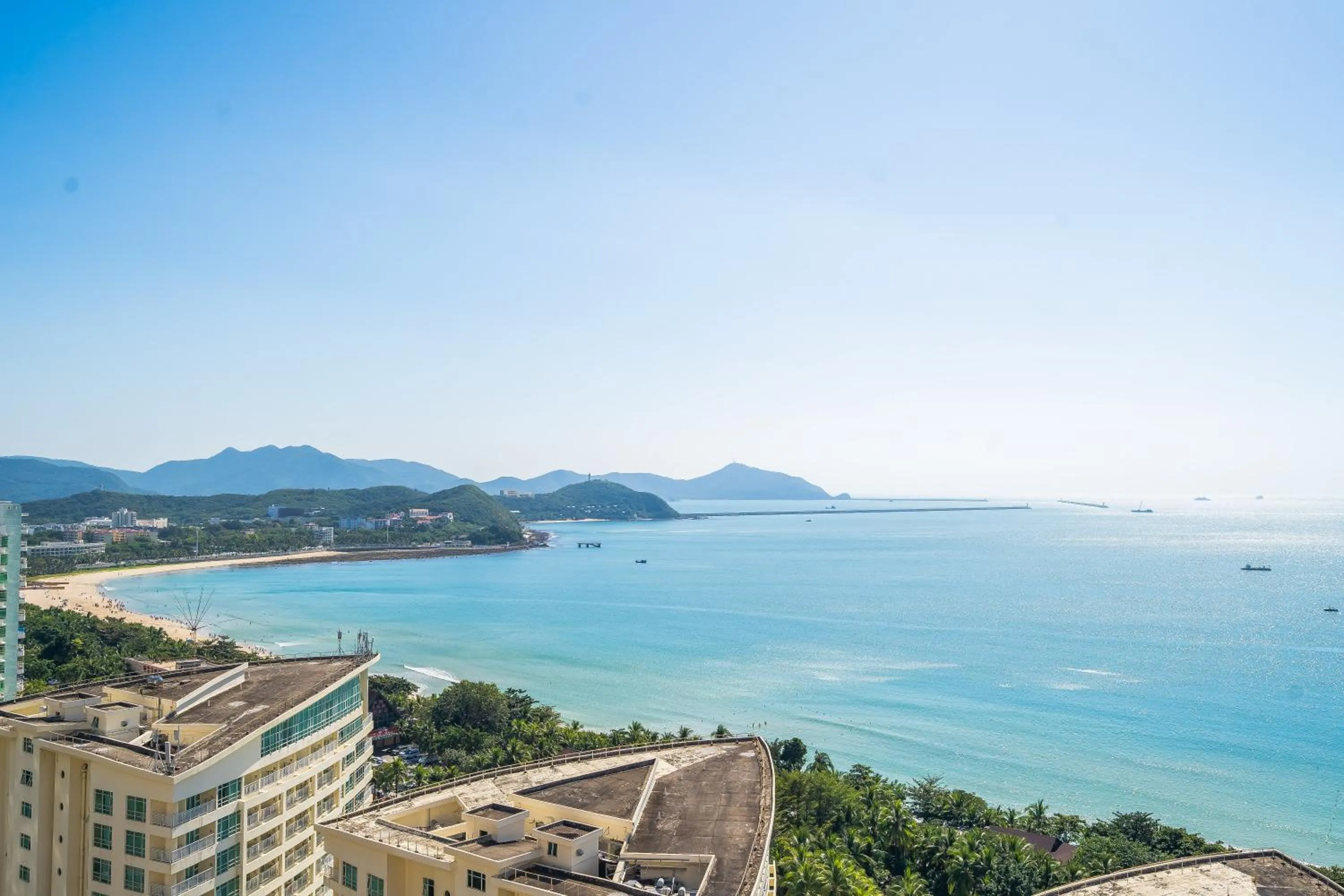 Sea view in Sanya Yikehai View Apartments