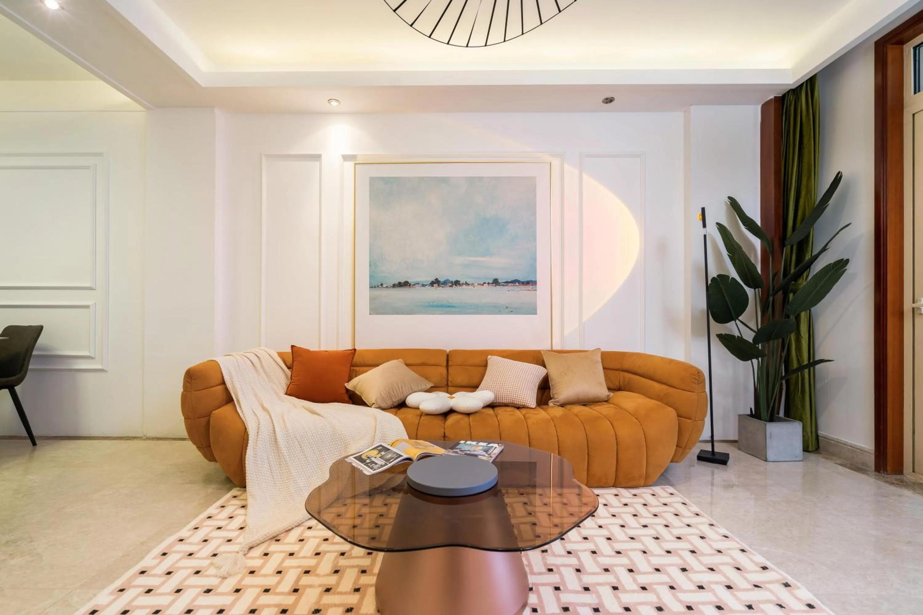 Living room in Sanya Yikehai View Apartments