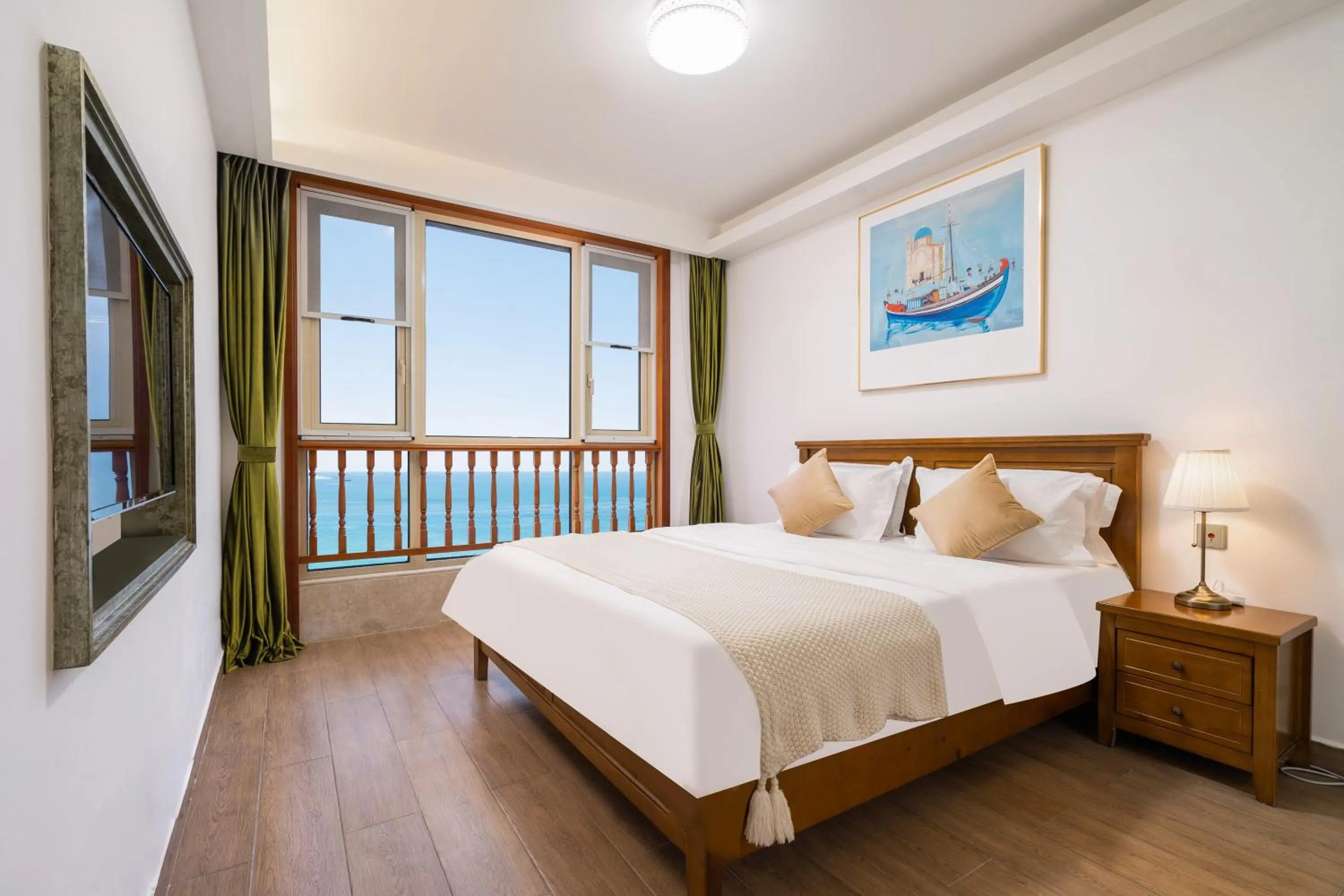 Bedroom, Bed in Sanya Yikehai View Apartments