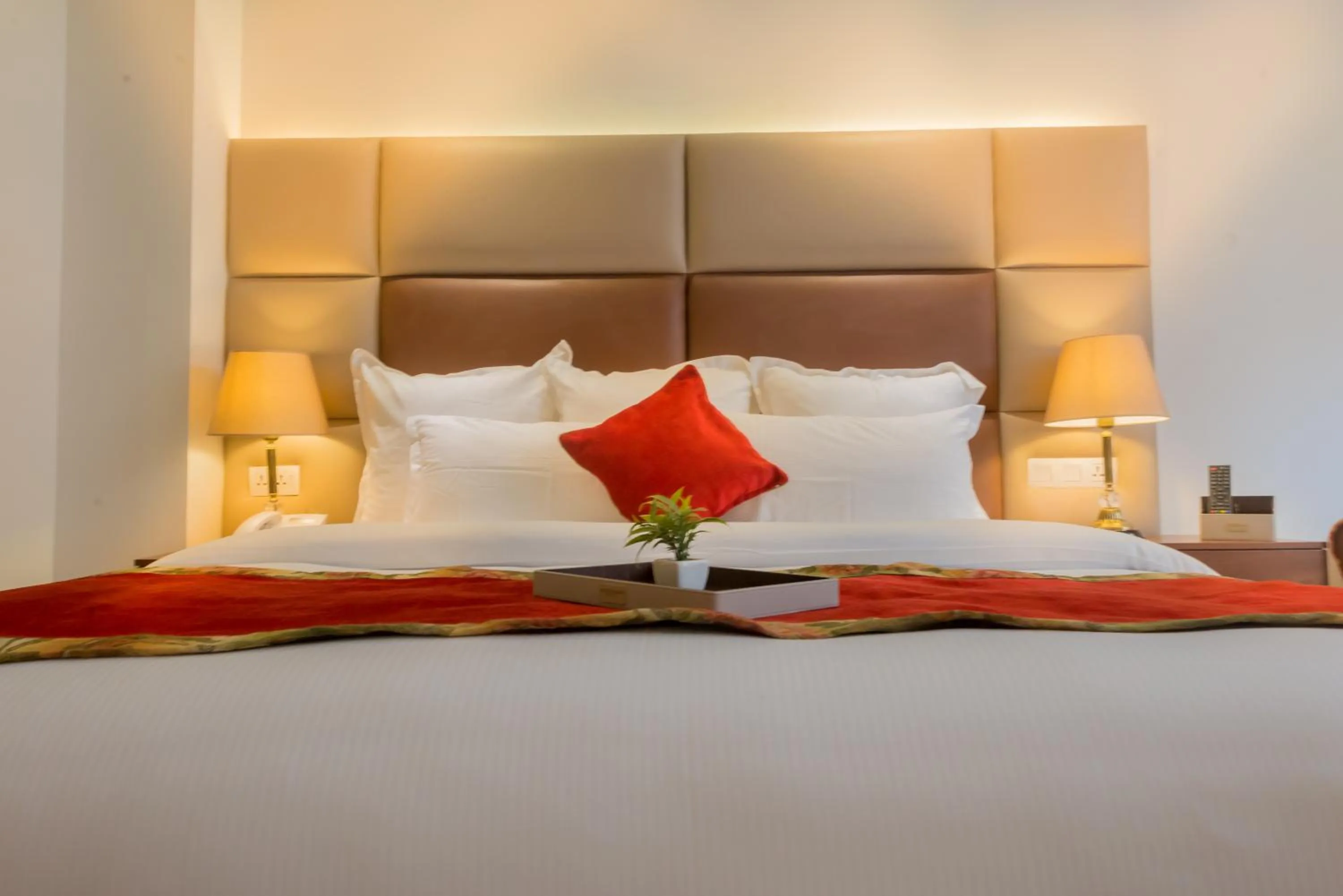 Bed in Luxus Grand Hotel