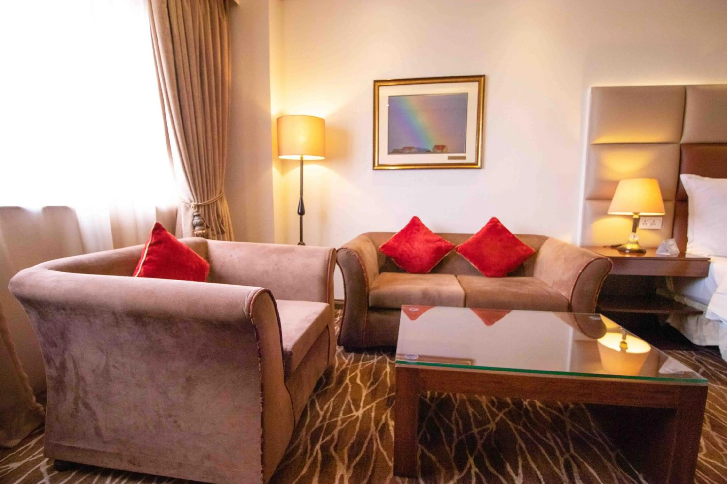 Seating area in Luxus Grand Hotel