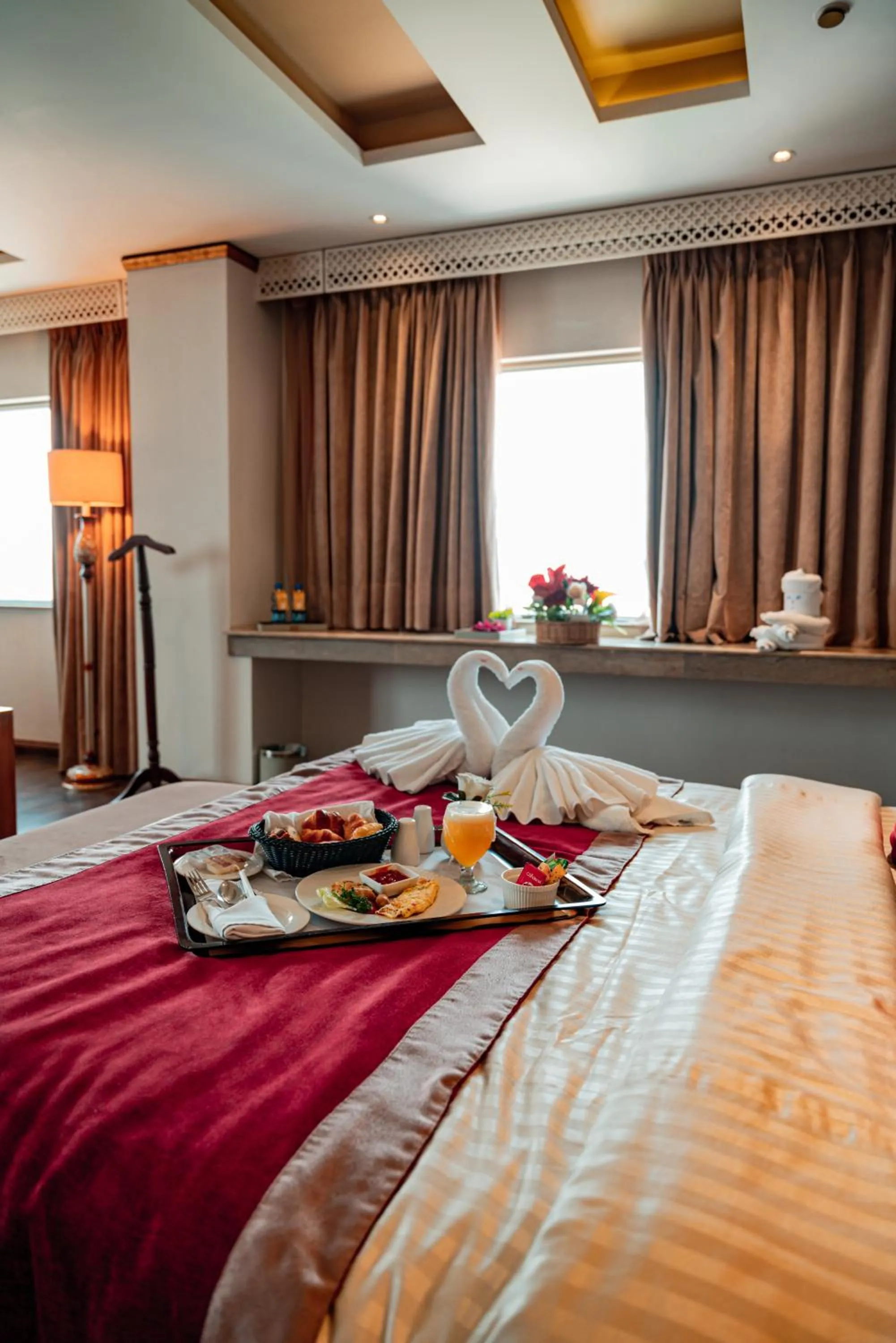 Bed in Luxus Grand Hotel